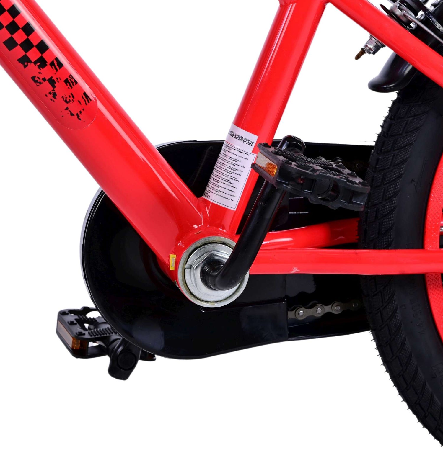 Volare Disney Cars 16 Zoll Kinderfahrrad Rot mit zwei Handbremsen - Sicherheit, Komfort und Spaß in einem!