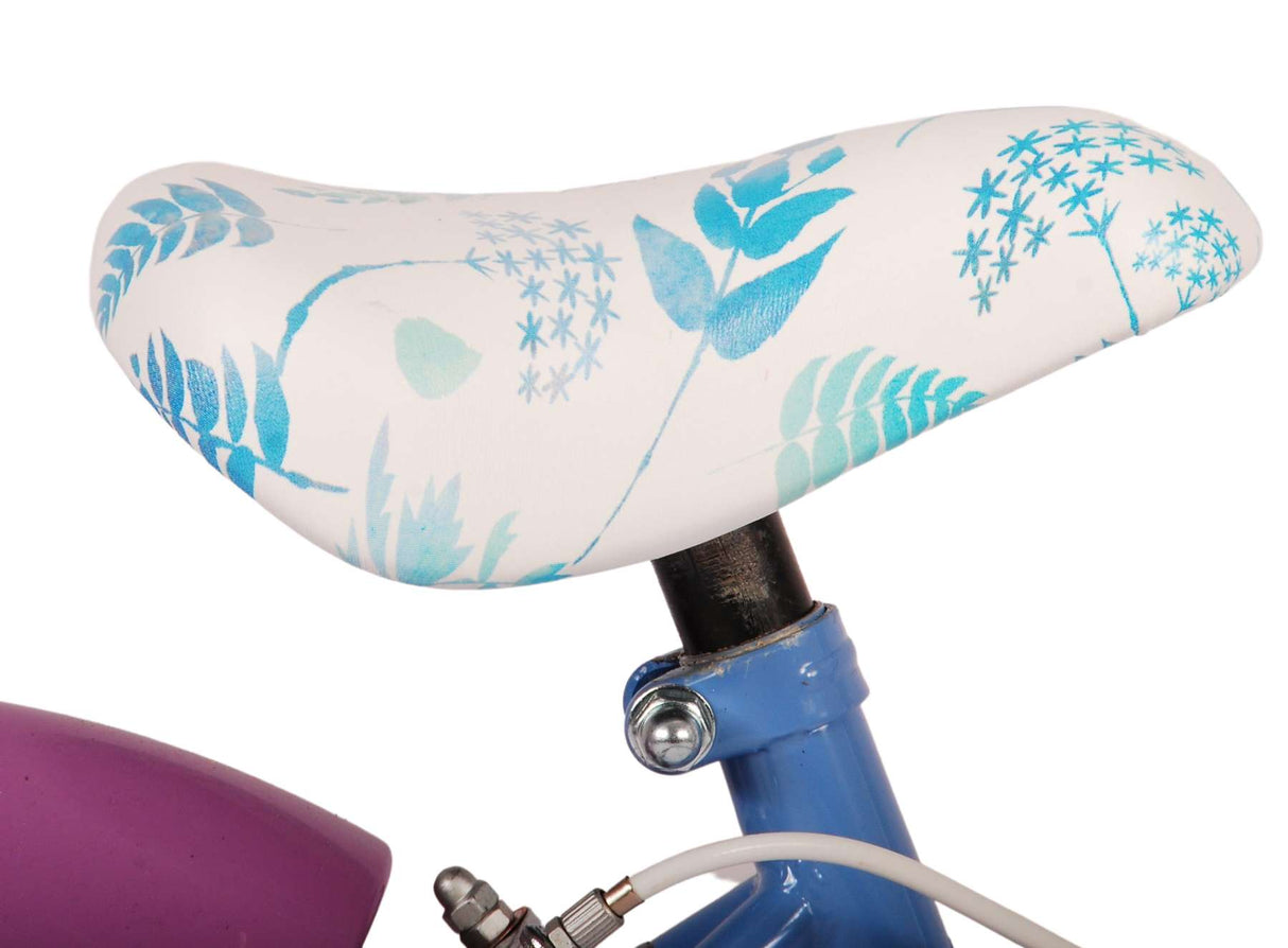 Volare Disney Frozen 2 12-Zoll-Kinderfahrrad Blau/Lila mit zwei Handbremsen - Sicherheit, Spaß und Stil in einem!