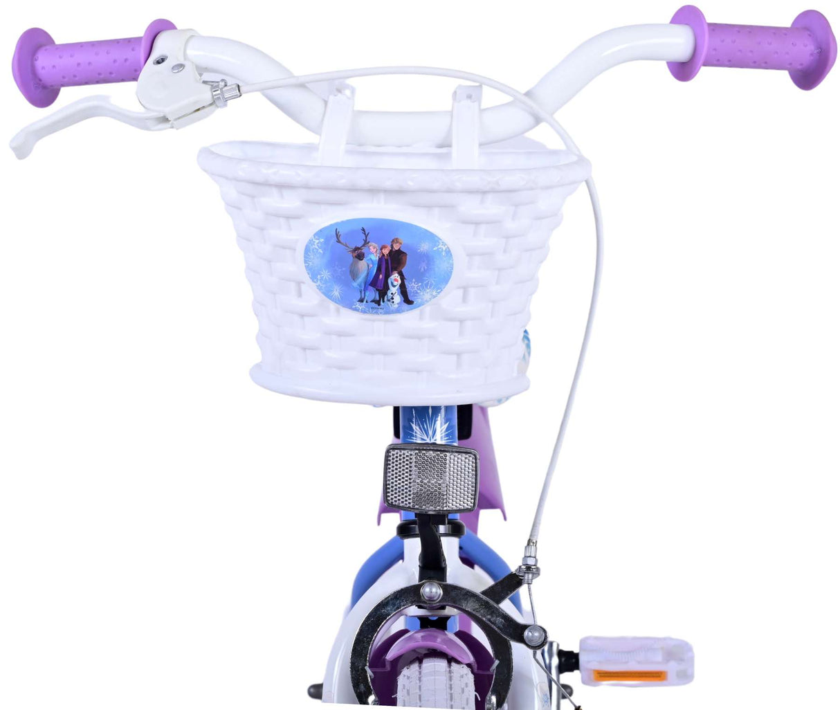 Volare Disney Frozen 2 Kinderfahrrad - Mädchen - 14 zoll- Blau / Lila