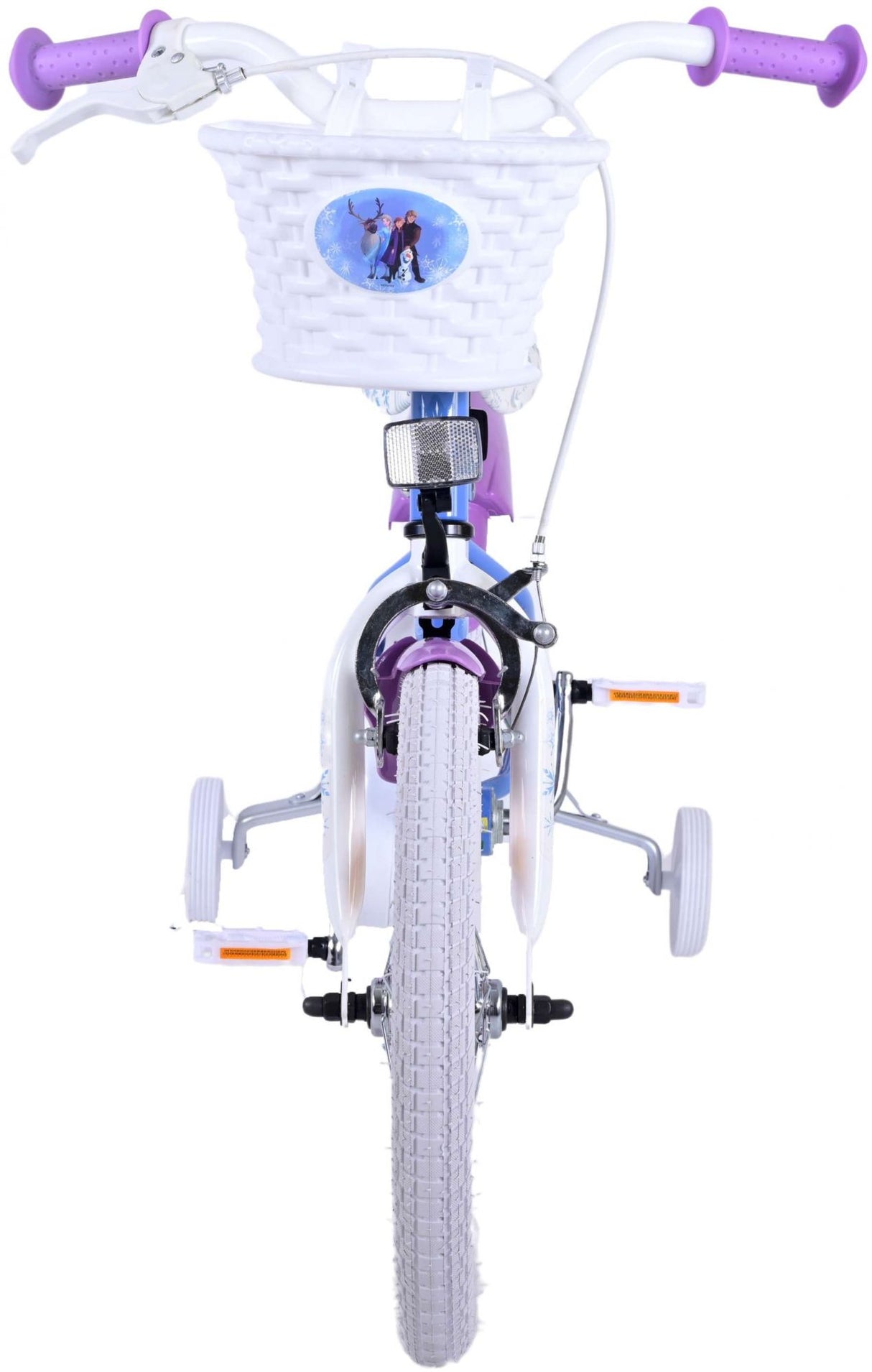 Volare Disney Frozen 2 Kinderfahrrad - Mädchen - 16 Zoll - Blau / Lila