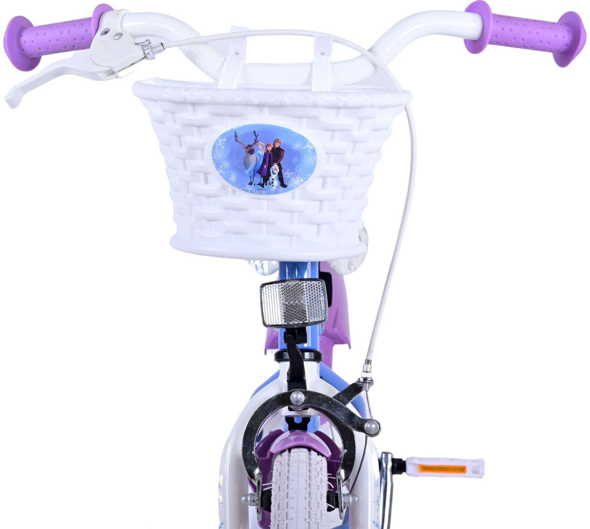 Volare Disney Frozen 2 Kinderfahrrad - Mädchen - 16 Zoll - Blau / Lila