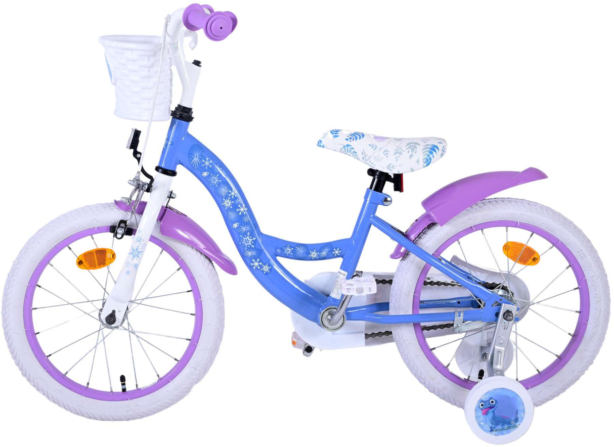 Volare Disney Frozen 2 Kinderfahrrad - Mädchen - 16 Zoll - Blau / Lila