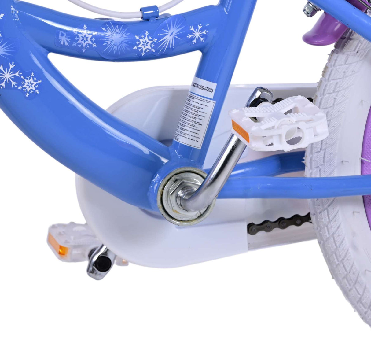 Volare Disney Frozen 2 16-Zoll-Kinderfahrrad Blau/Lila - Sicherheit, Spaß und Stil in einem!