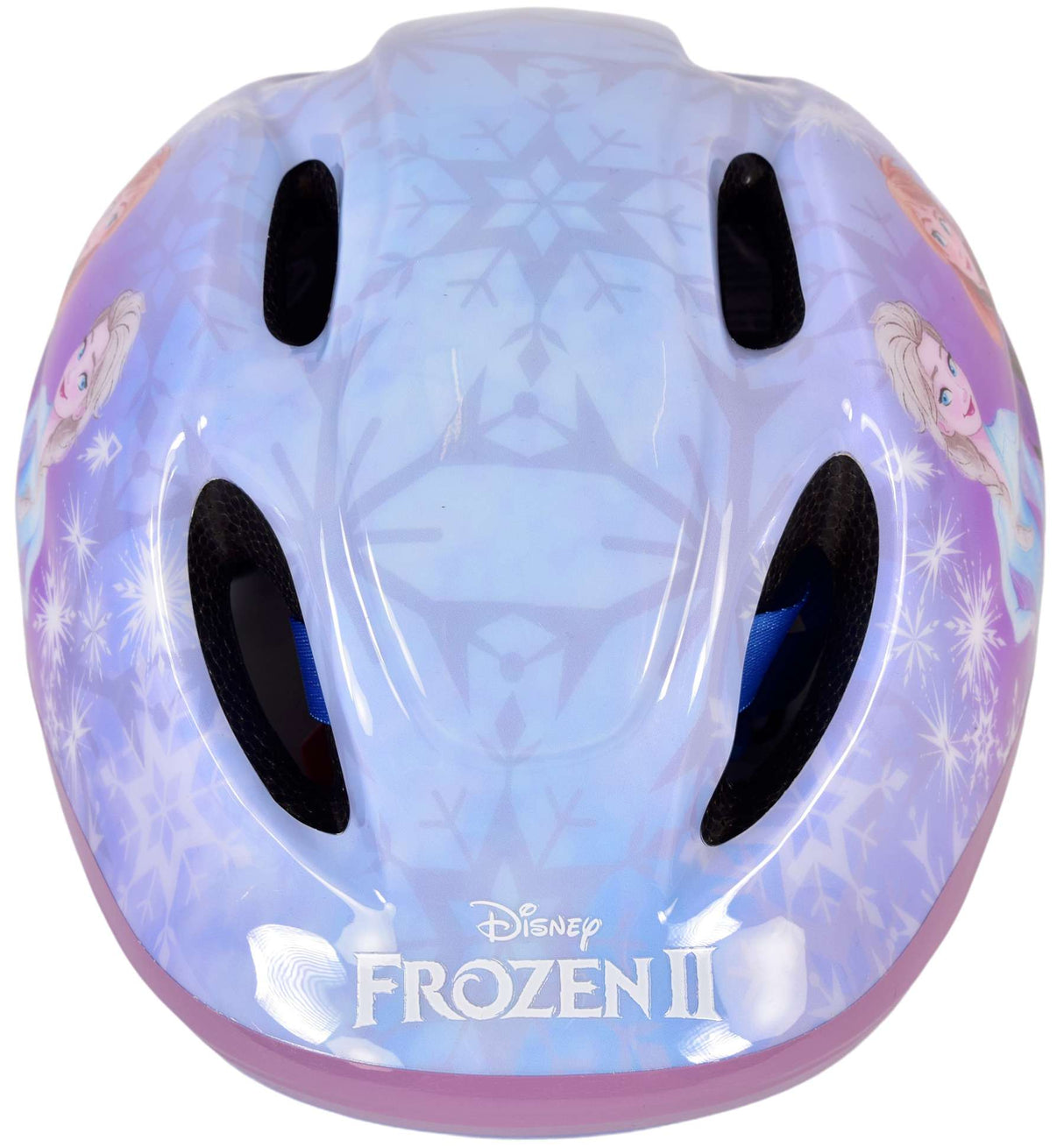 Volare Disney Frozen Fahrradhelm Blau - Kopfumfang 52-56 cm, leichtgewichtig und TÜV/GS geprüft