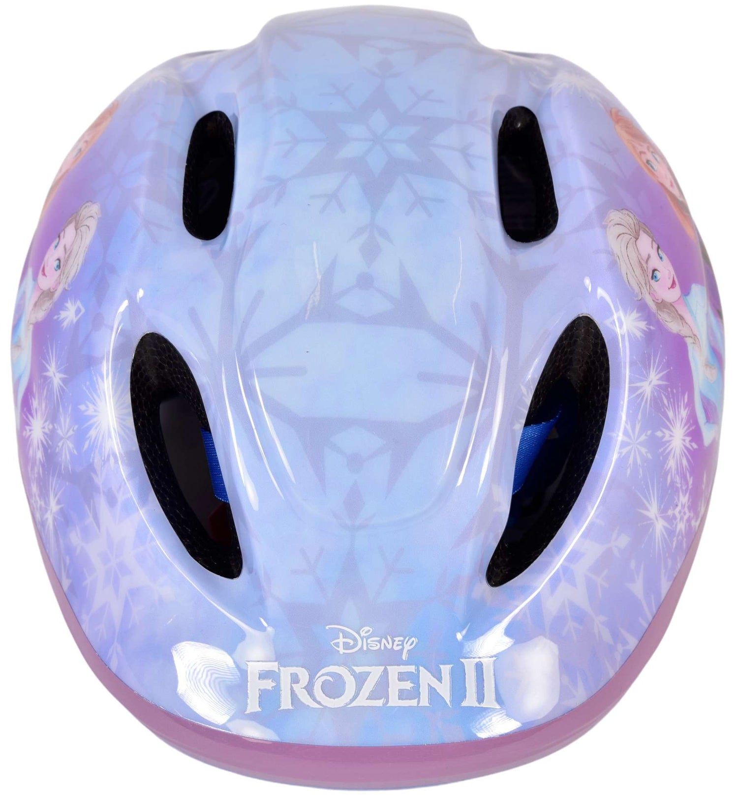 Volare Disney Frozen Fahrradhelm Blau - Kopfumfang 52-56 cm, leichtgewichtig und TÜV/GS geprüft