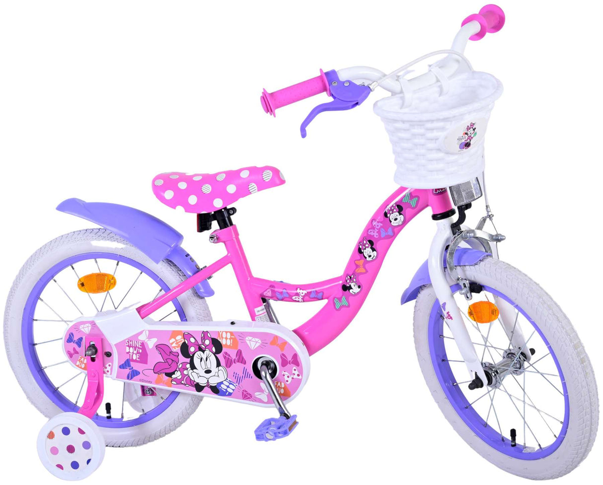 Volare Disney Minnie Cutest Ever! Kinderfahrrad - Mädchen - 16 Zoll - Rosa