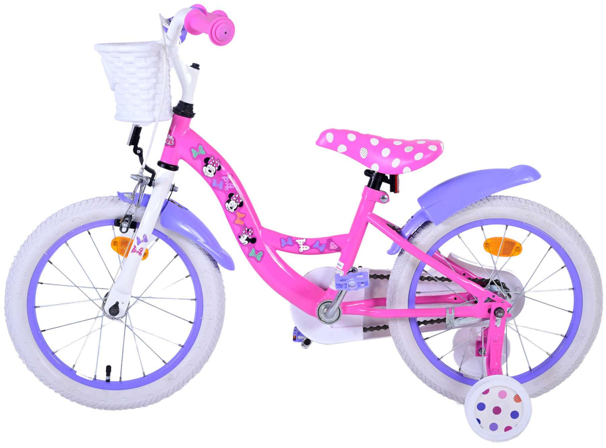 Volare Disney Minnie Cutest Ever! Kinderfahrrad - Mädchen - 16 Zoll - Rosa