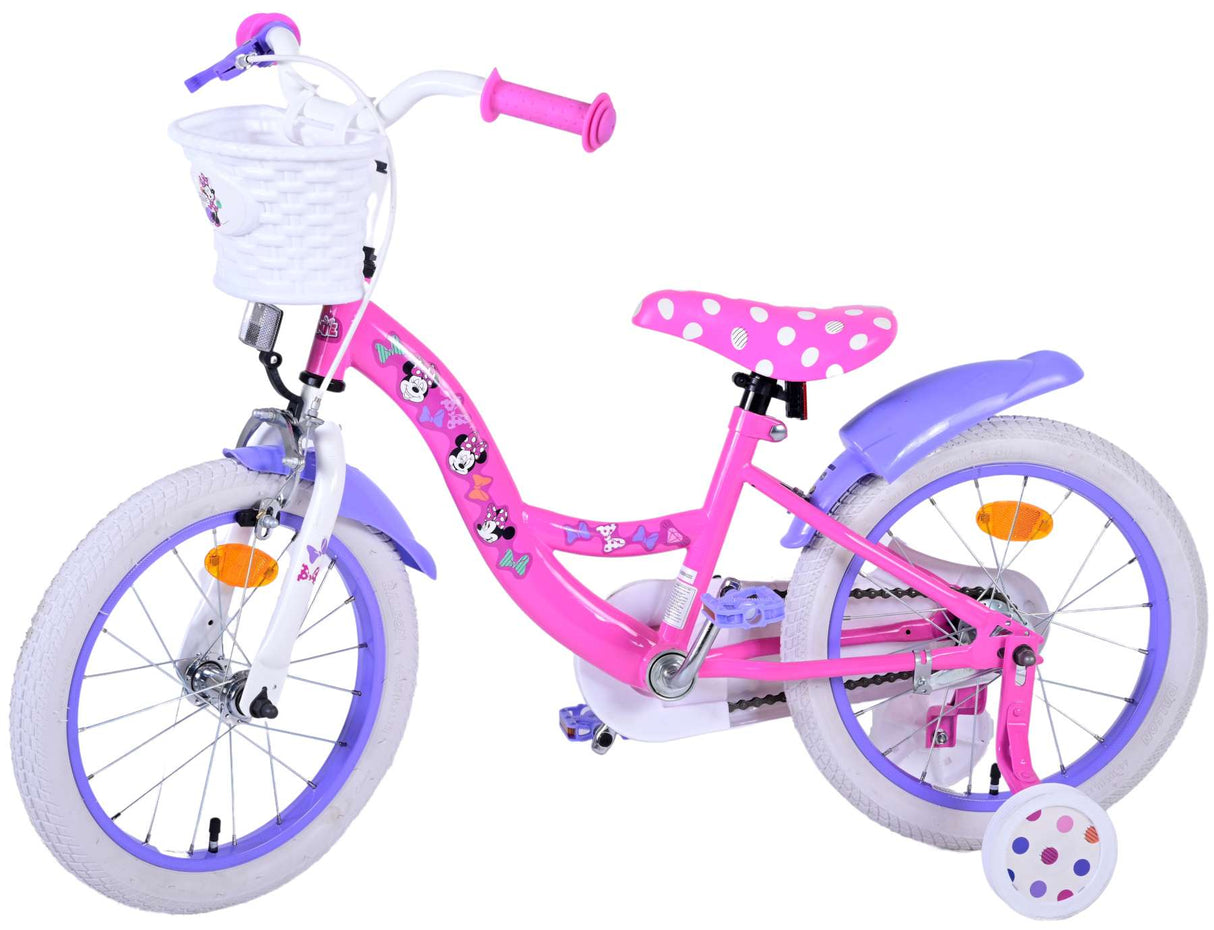 Volare Disney Minnie Cutest Ever! Kinderfahrrad - Mädchen - 16 Zoll - Rosa