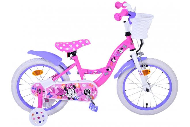 Volare Disney Minnie Cutest Ever! Kinderfahrrad - Mädchen - 16 Zoll - Rosa