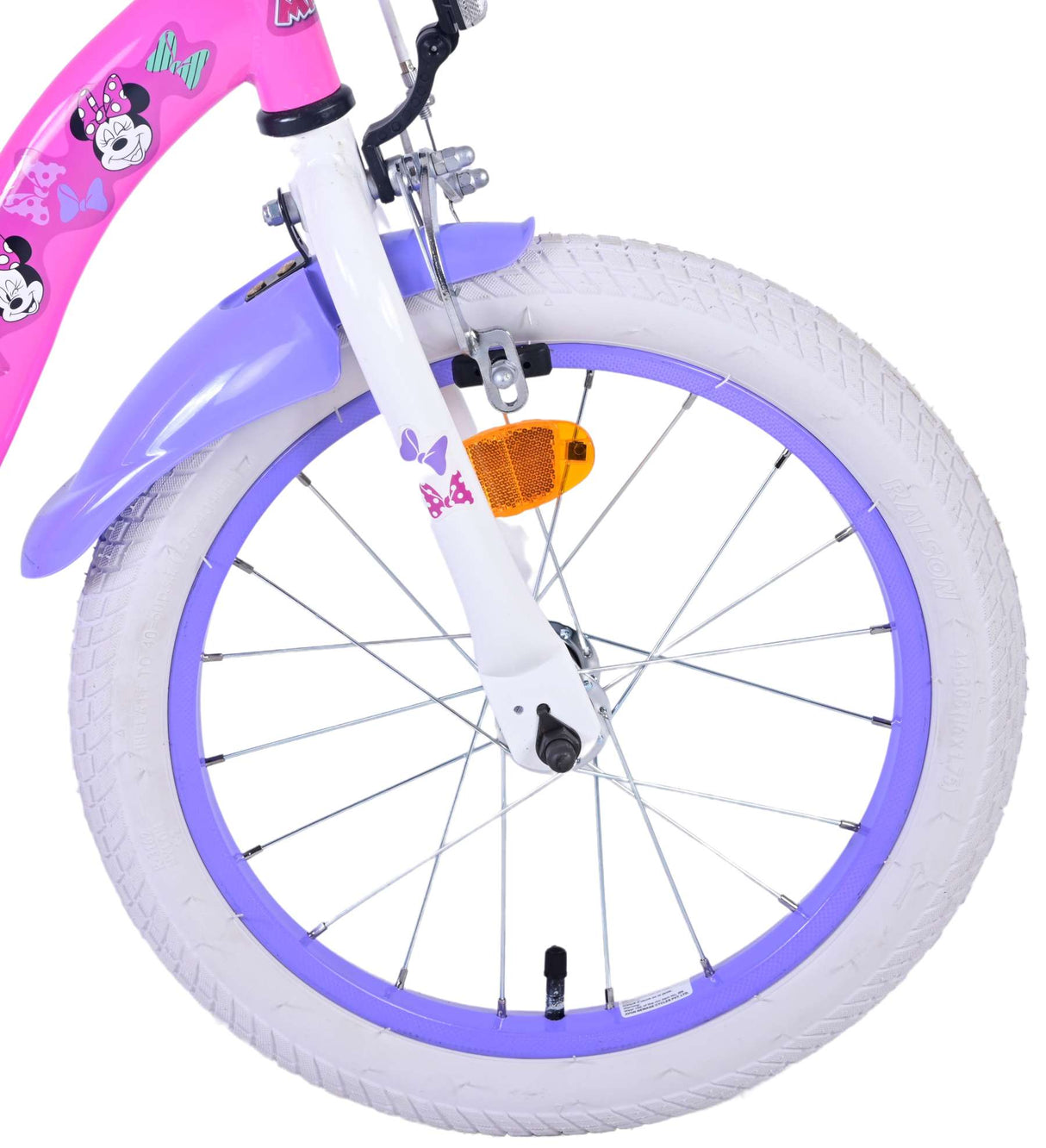 Volare Disney Minnie Cutest Ever! Kinderfahrrad - Mädchen - 16 Zoll - Rosa