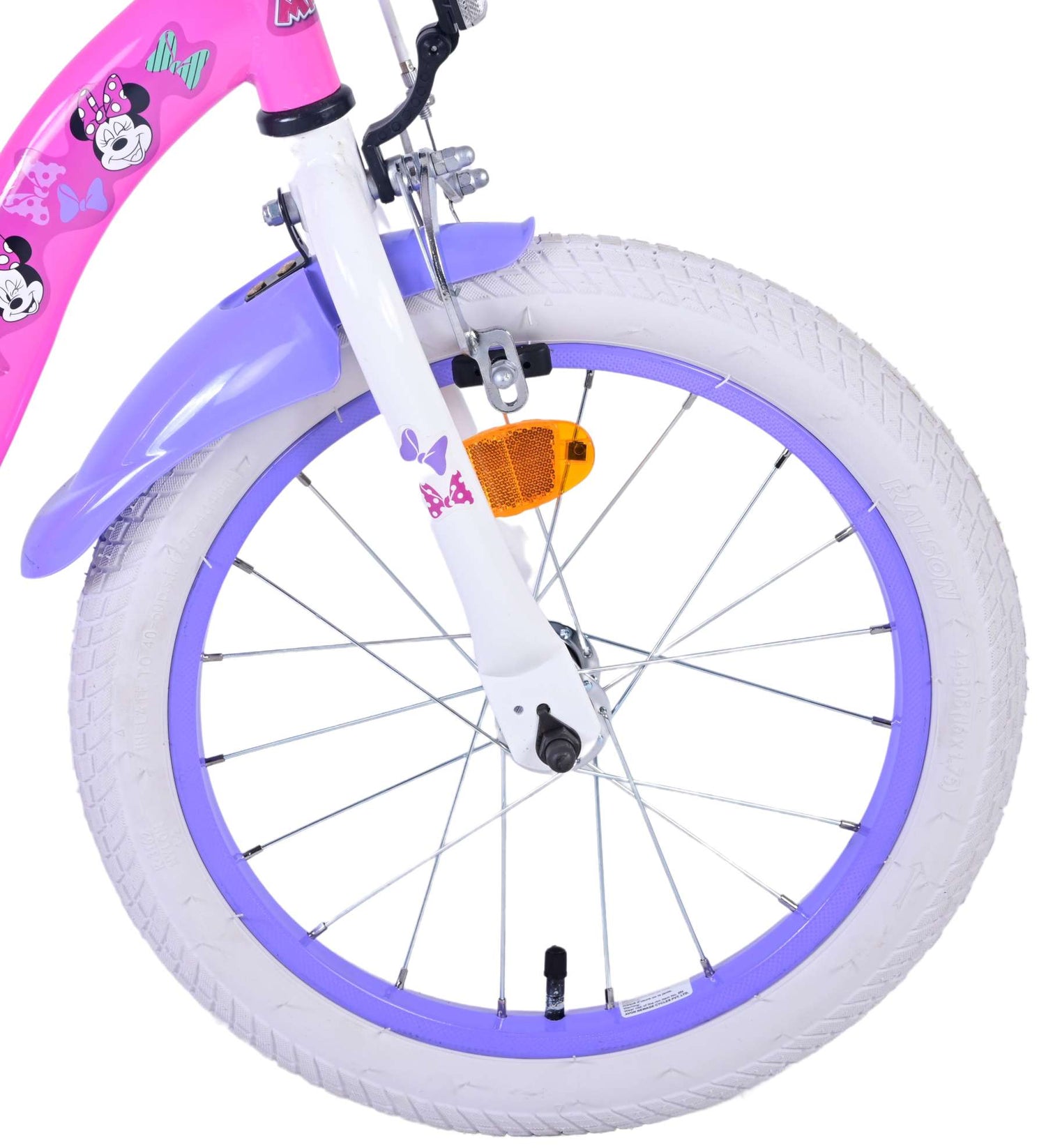 Volare Disney Minnie Cutest Ever! Kinderfahrrad - Mädchen - 16 Zoll - Rosa