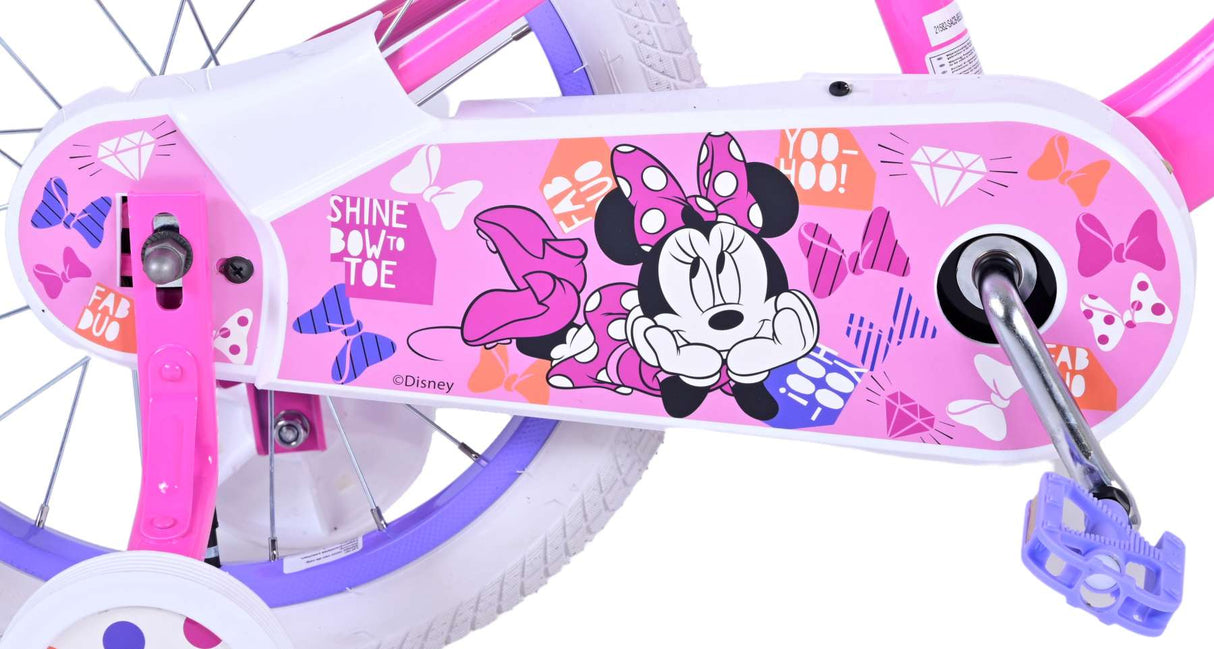 Volare Disney Minnie Cutest Ever! Kinderfahrrad - Mädchen - 16 Zoll - Rosa
