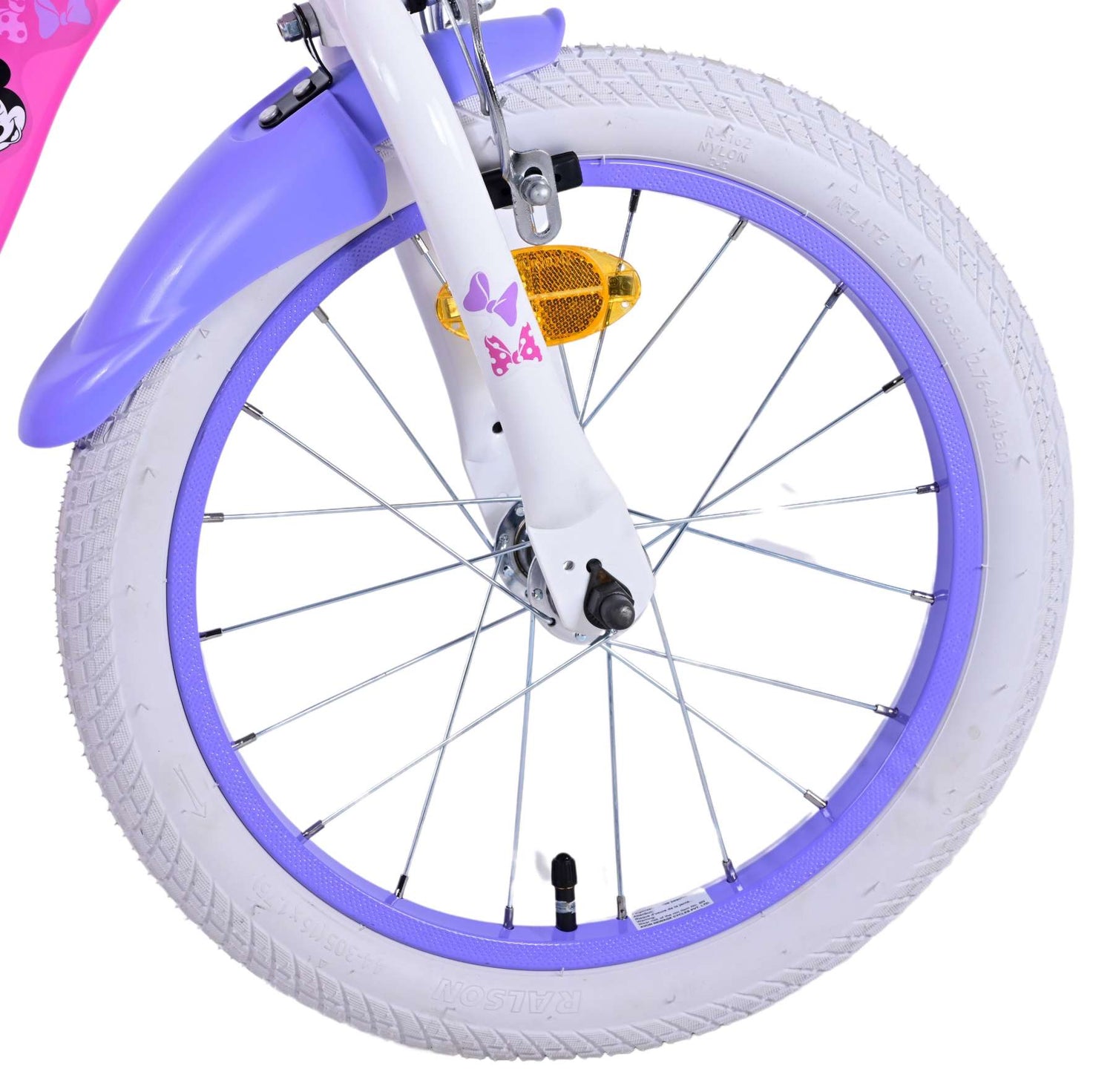 Volare Disney Minnie 16 Zoll Kinderfahrrad Pink - Sicherheit, Komfort und Spaß in einem!
