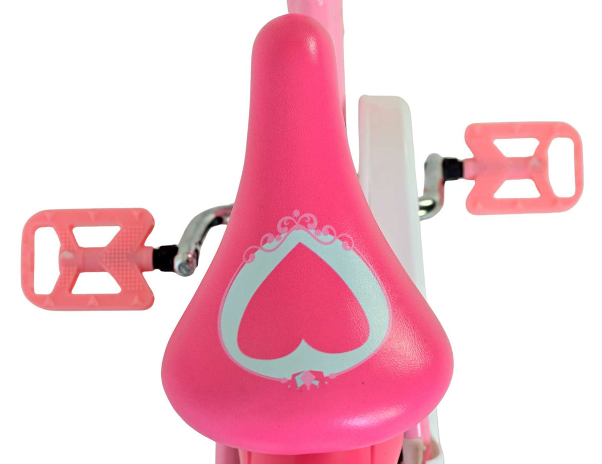 Volare Disney Princess Kinderfahrrad - Mädchen - 12 Zoll - Rosa