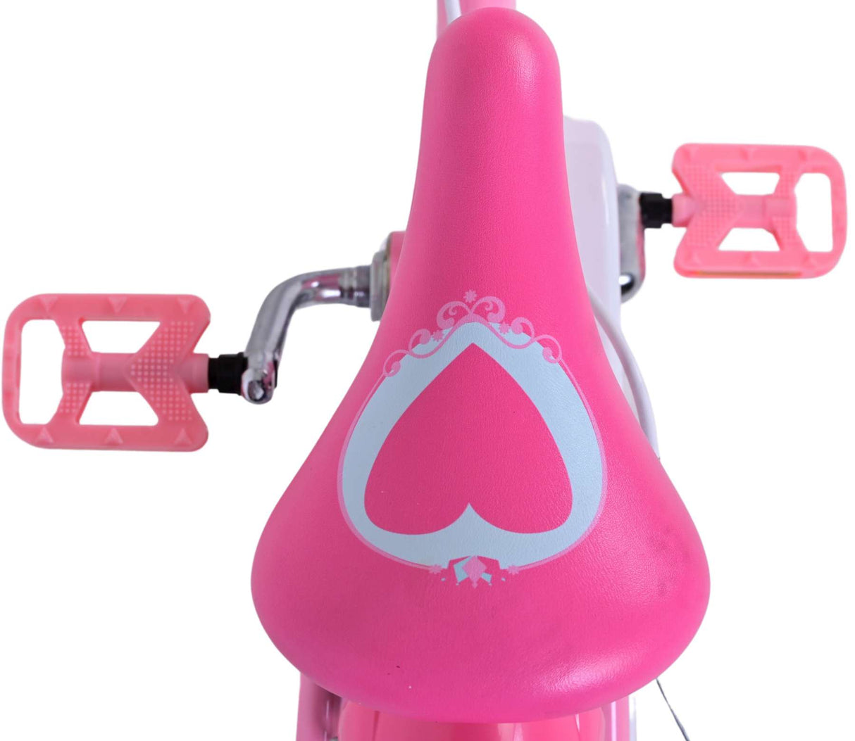 Volare Disney Princess Kinderfahrrad - Mädchen - 16 Zoll - Rosa - Zwei-Hand-Bremsen