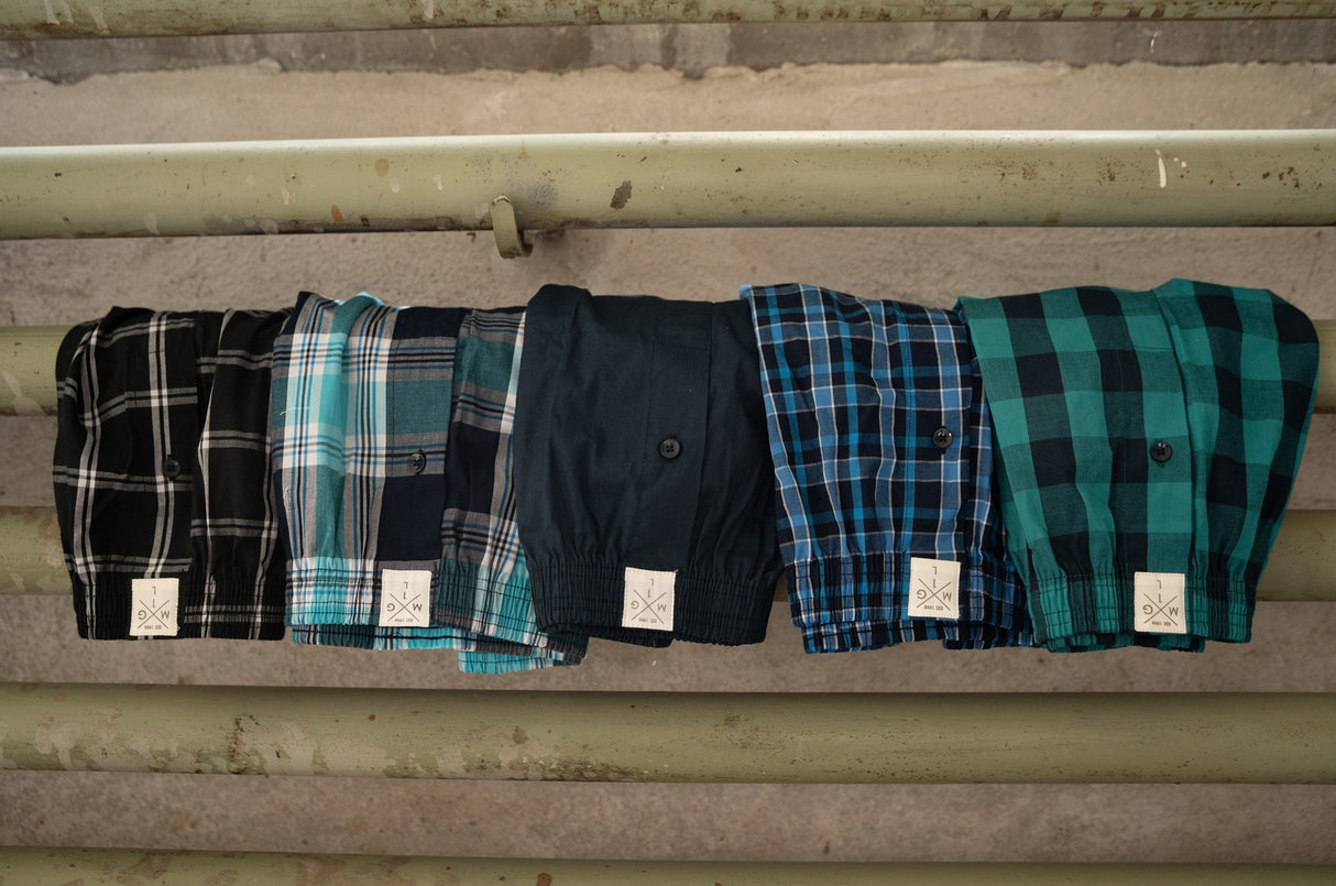 MG-1 Boxershorts MG-43-622-00 Größe M-XXL 5er Pack Herren Unterhosen Baumwolle