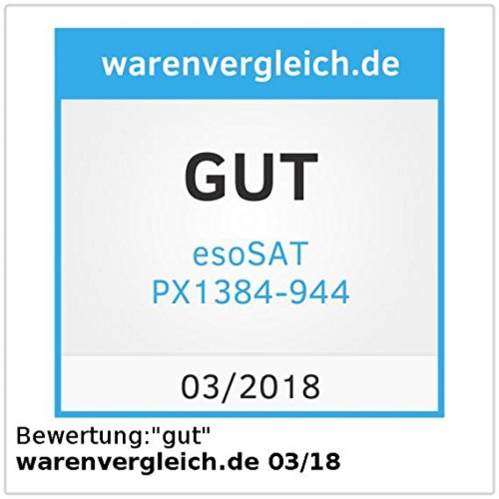 esoSAT Satelliten-Flachantenne FA-320.HD mit digitalem Twin-LNB SAT Parabolantenne