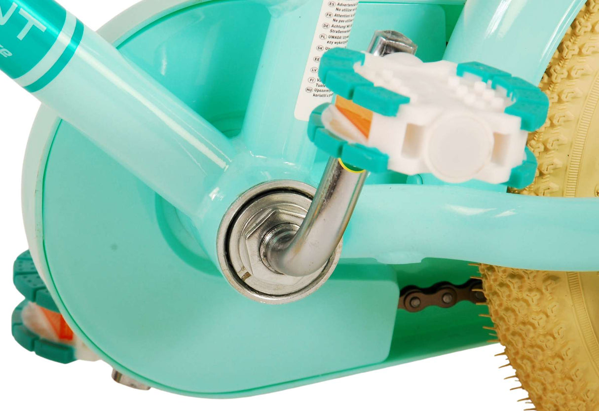 Volare Excellent Kinderfahrrad - Mädchen - 12 Zoll - Grün