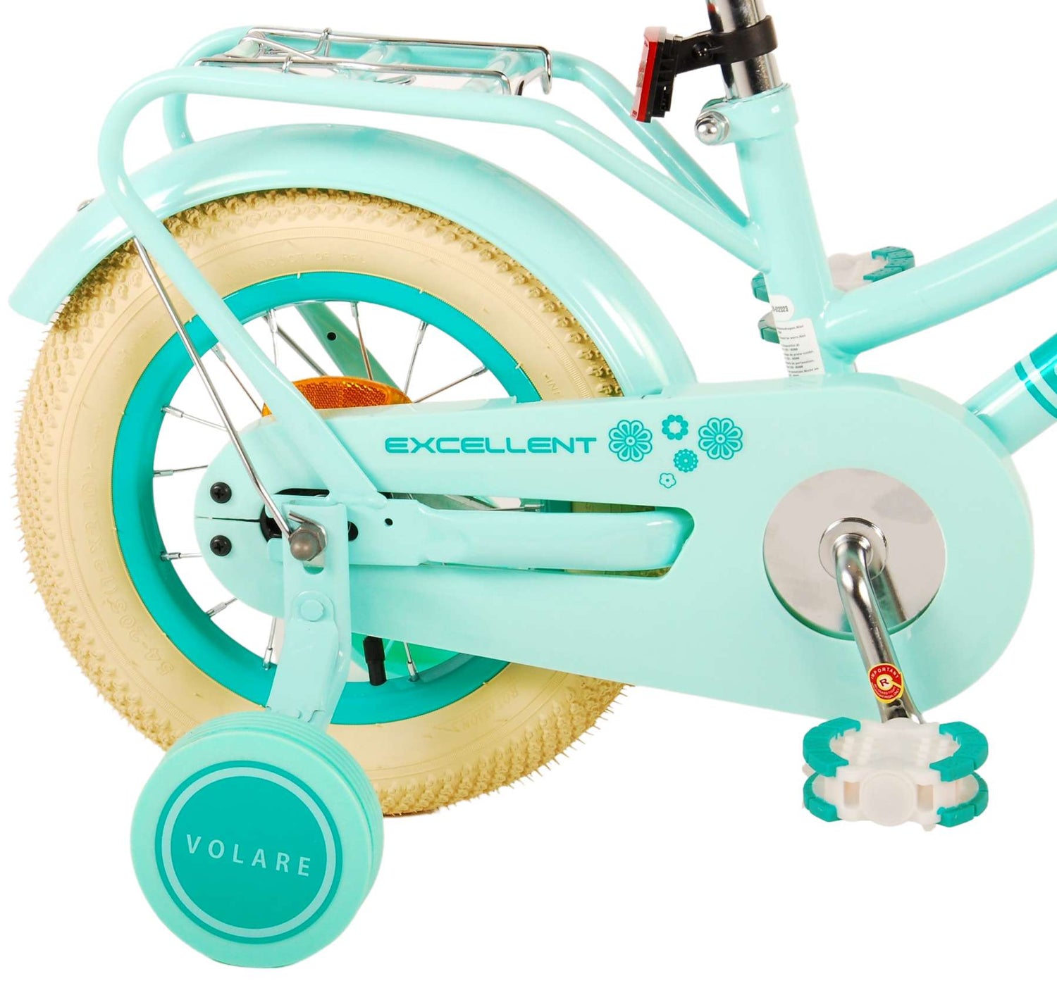 Volare Excellent Kinderfahrrad - Mädchen - 12 Zoll - Grün