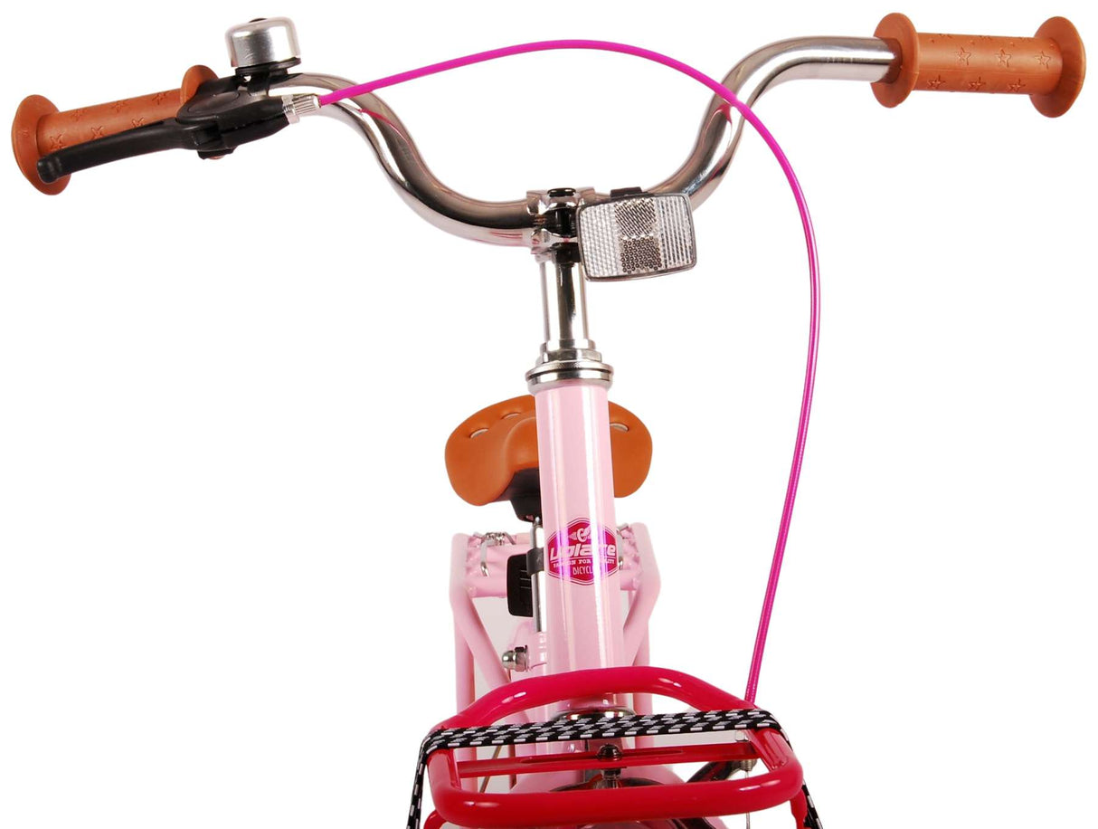 Volare Excellent Kinderfahrrad - Mädchen - 16 Zoll - Rosa - 95% montiert