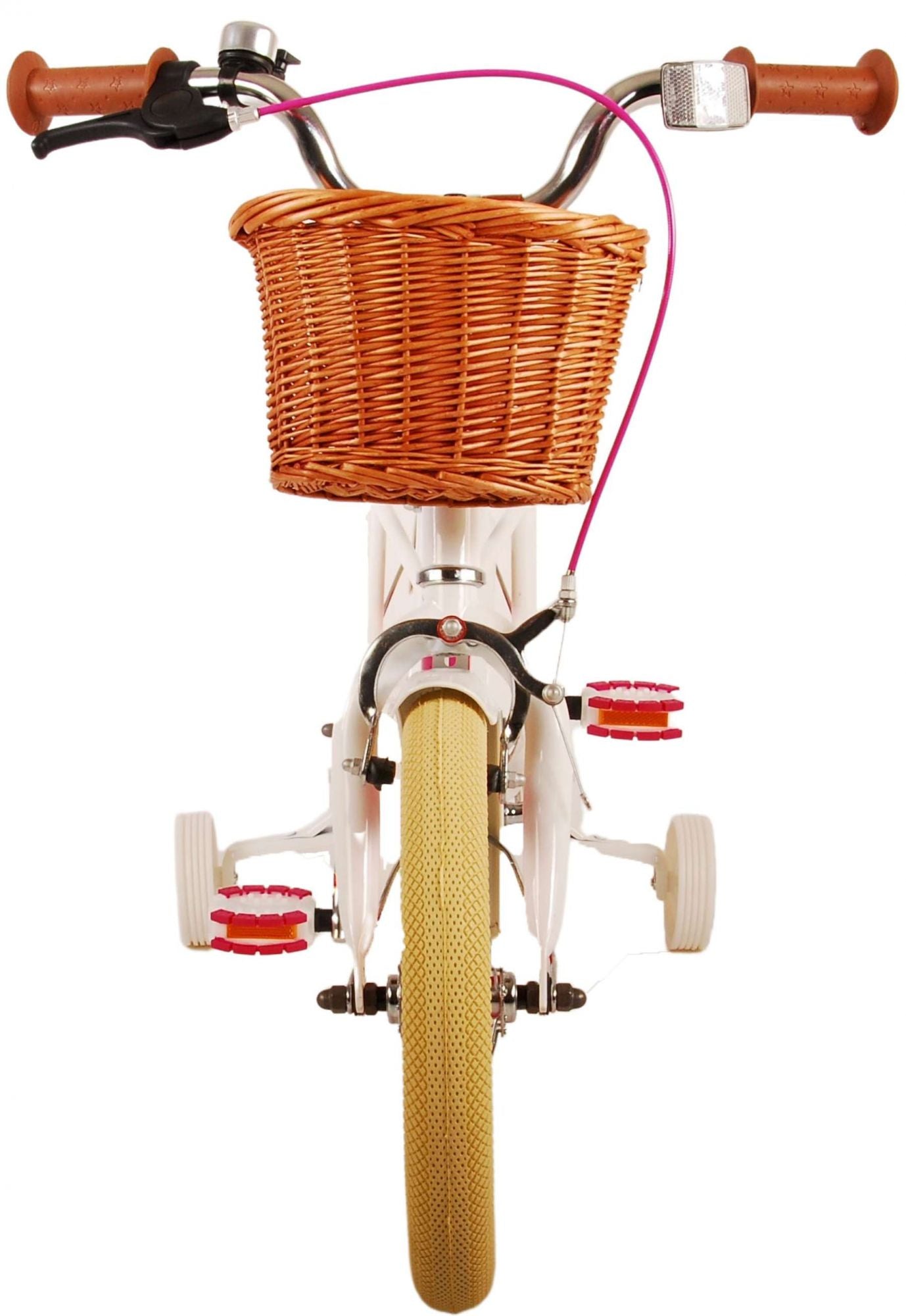 Volare Excellent Kinderfahrrad - Mädchen - 14 Zoll - Weiß