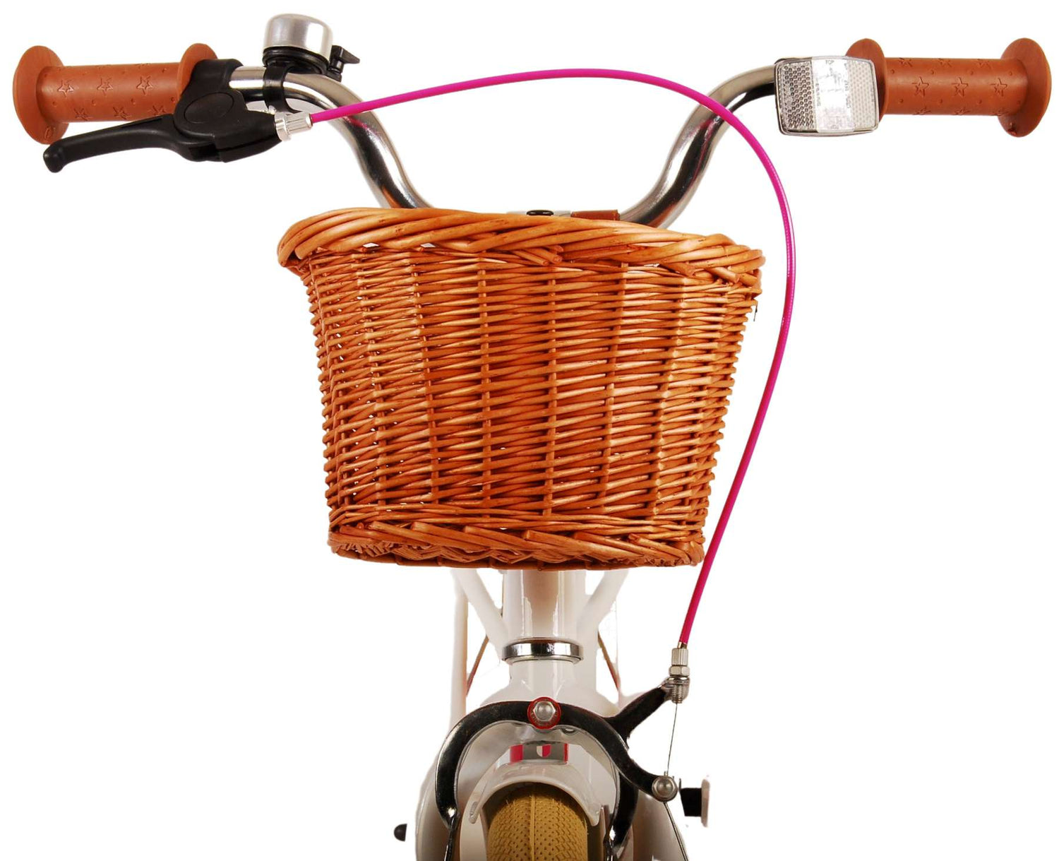 Volare Excellent Kinderfahrrad - Mädchen - 14 Zoll - Weiß