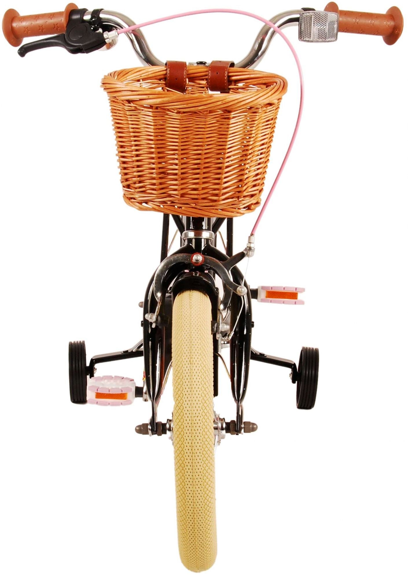 Volare Excellent Kinderfahrrad - Mädchen - 14 Zoll - Schwarz