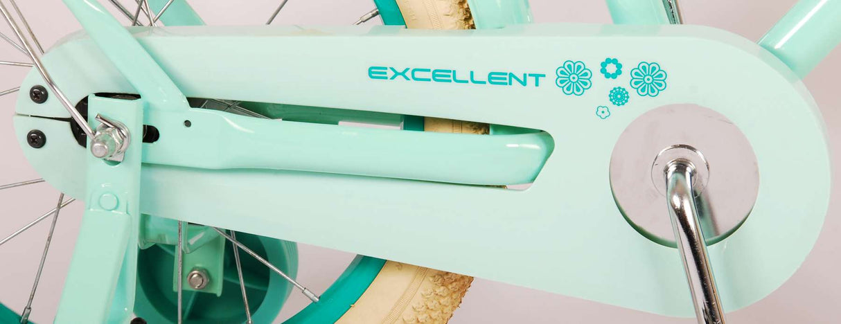 Volare Excellent Kinderfahrrad - Mädchen - 16 Zoll - Grün - 95% montiert