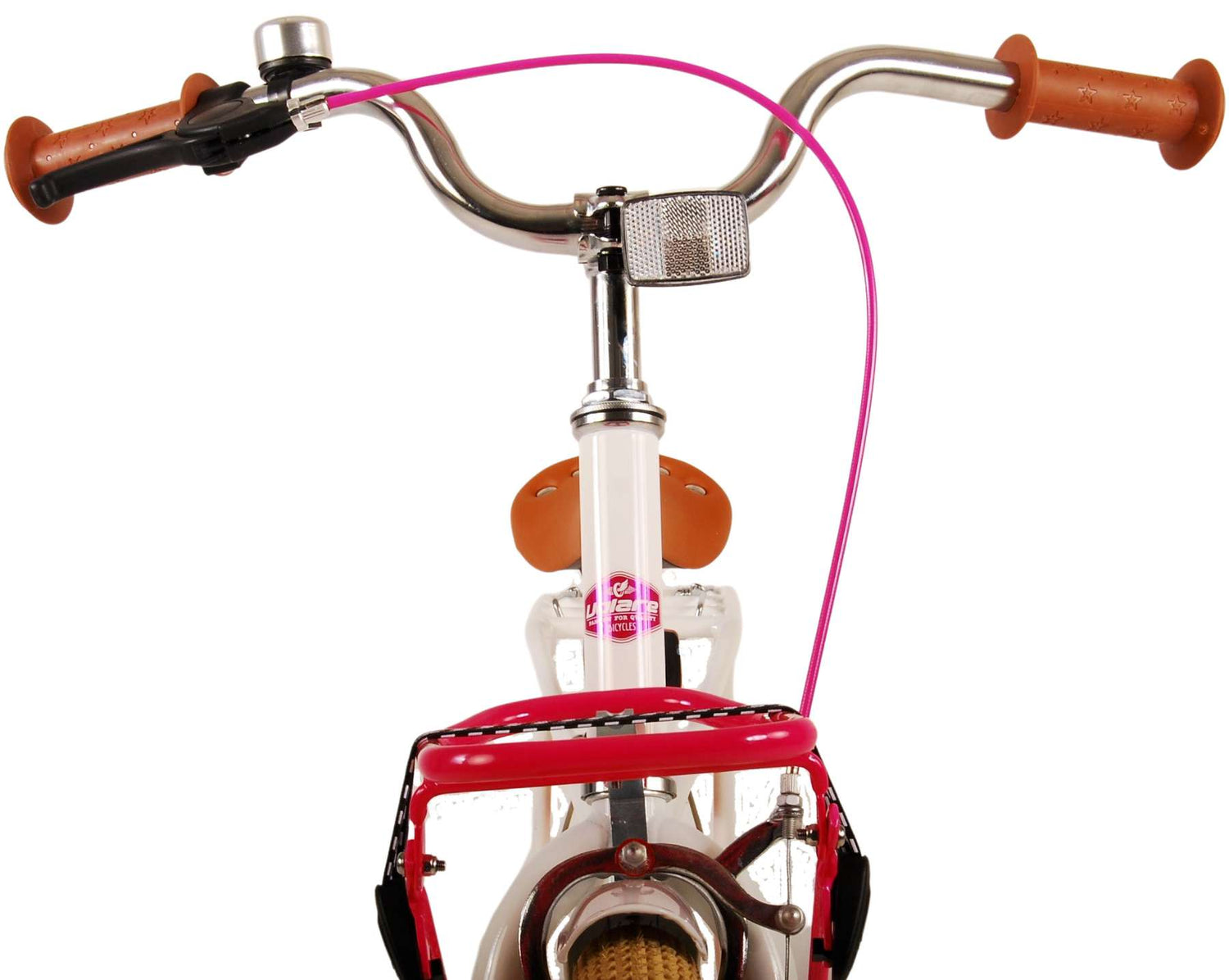 Volare Excellent Kinderfahrrad - Mädchen - 18 Zoll - Weiß - 95% montiert