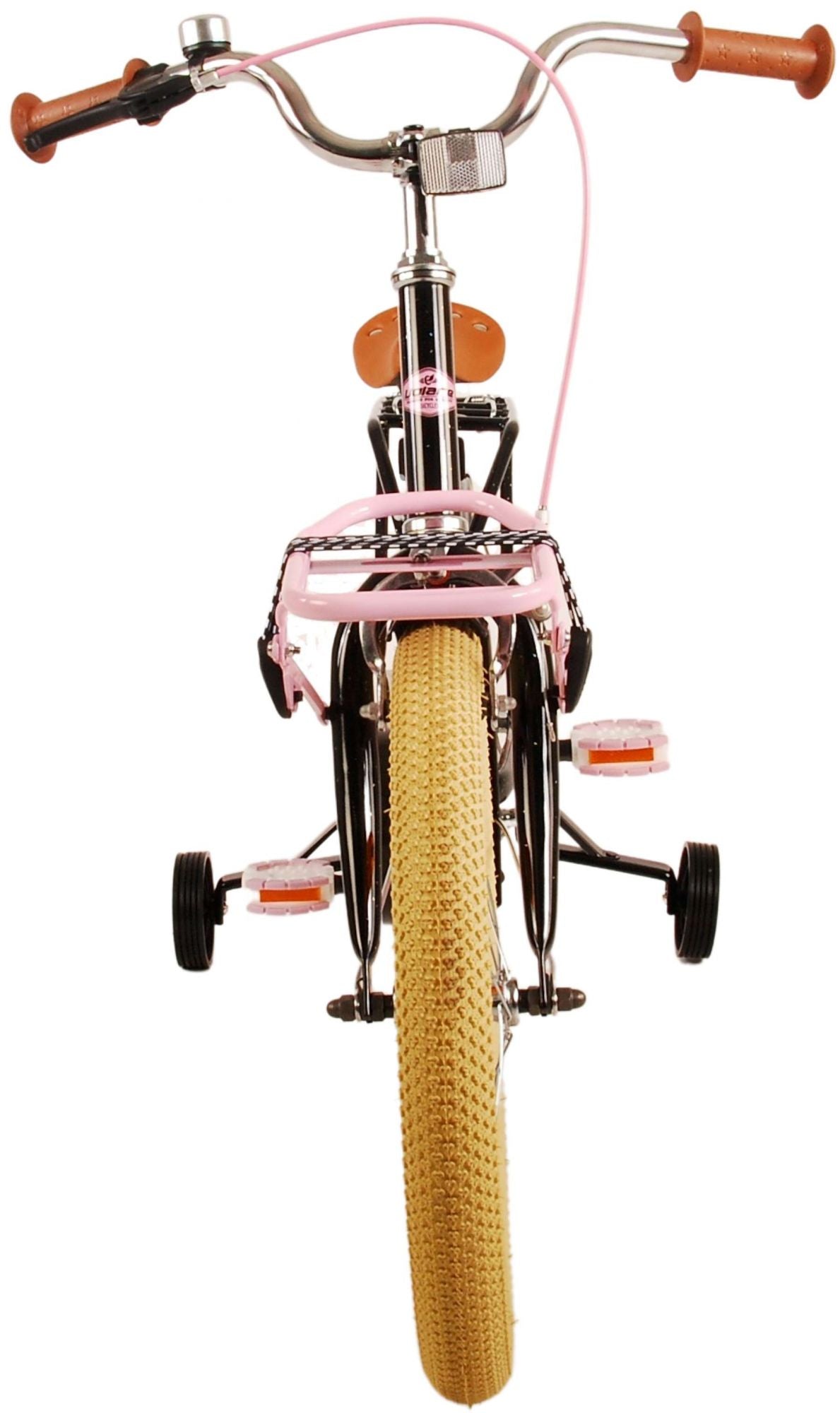 Volare Excellent Kinderfahrrad - Mädchen - 18 Zoll - Schwarz - 95% zusammengebaut