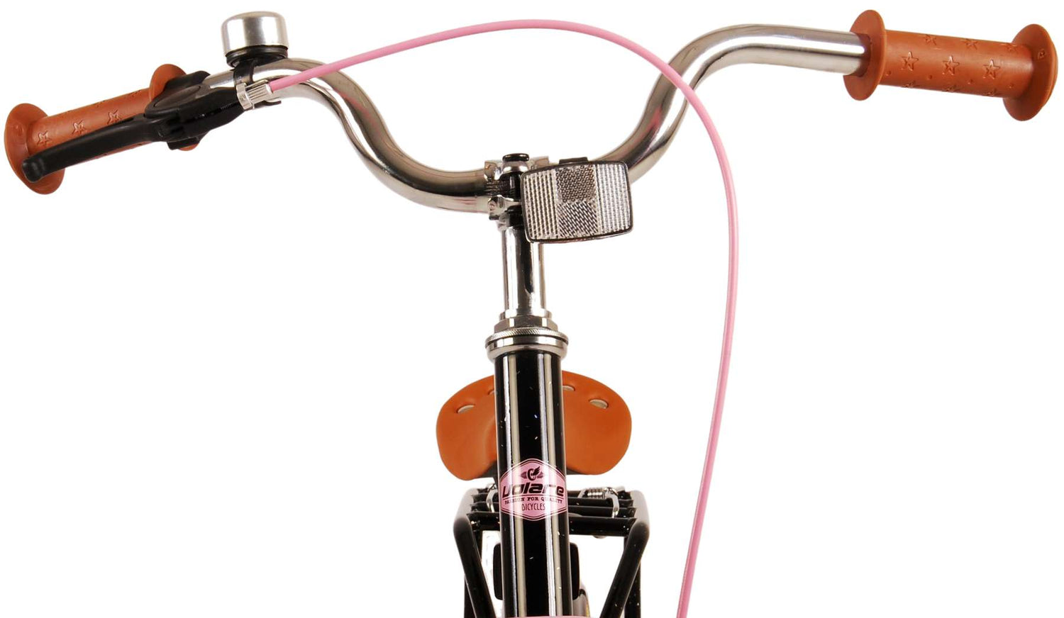 Volare Excellent Kinderfahrrad - Mädchen - 18 Zoll - Schwarz - 95% zusammengebaut