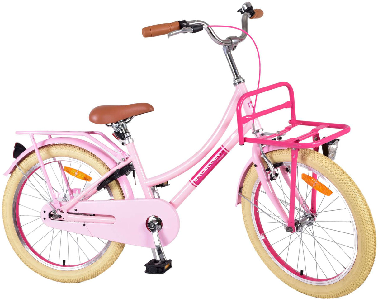 Volare Excellent Kinderfahrrad - Mädchen - 20 Zoll - Rosa