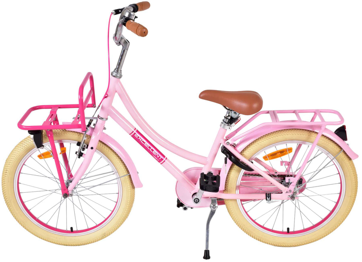 Volare Excellent Kinderfahrrad - Mädchen - 20 Zoll - Rosa