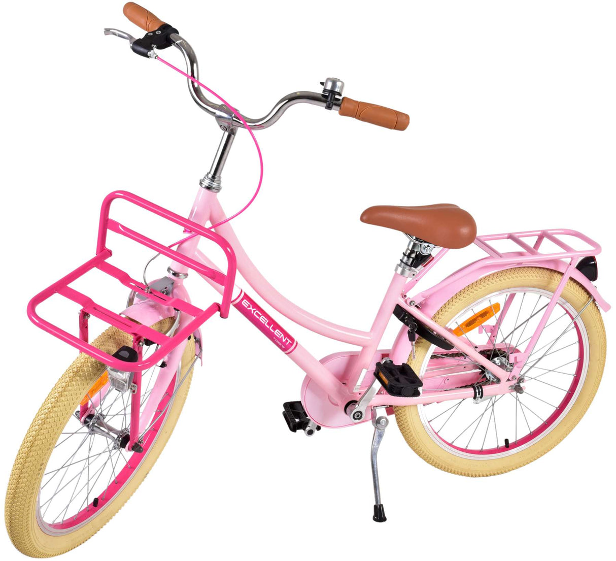 Volare Excellent Kinderfahrrad - Mädchen - 20 Zoll - Rosa