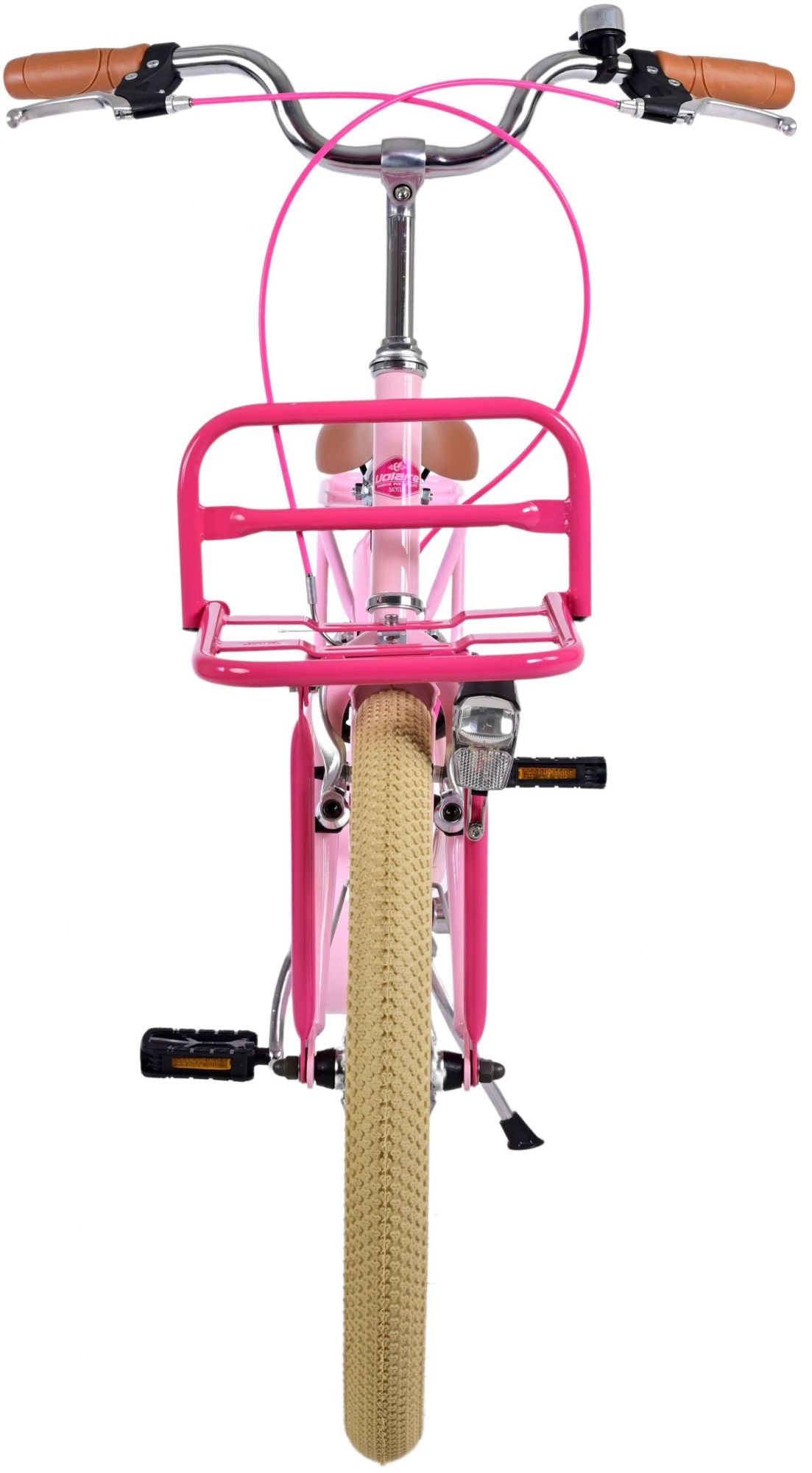Volare Excellent Kinderfahrrad - Mädchen - 20 Zoll - Rosa - Zwei Handbremsen