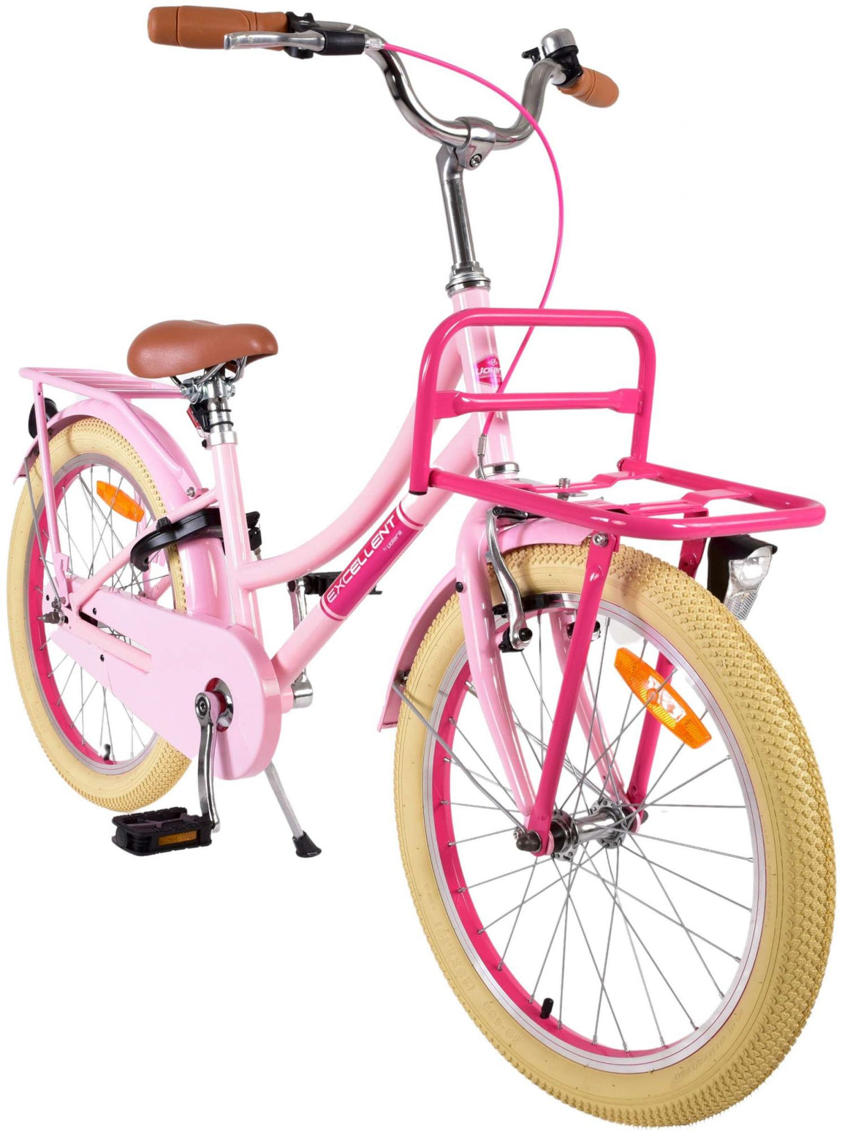 Volare Excellent Kinderfahrrad - Mädchen - 20 Zoll - Rosa