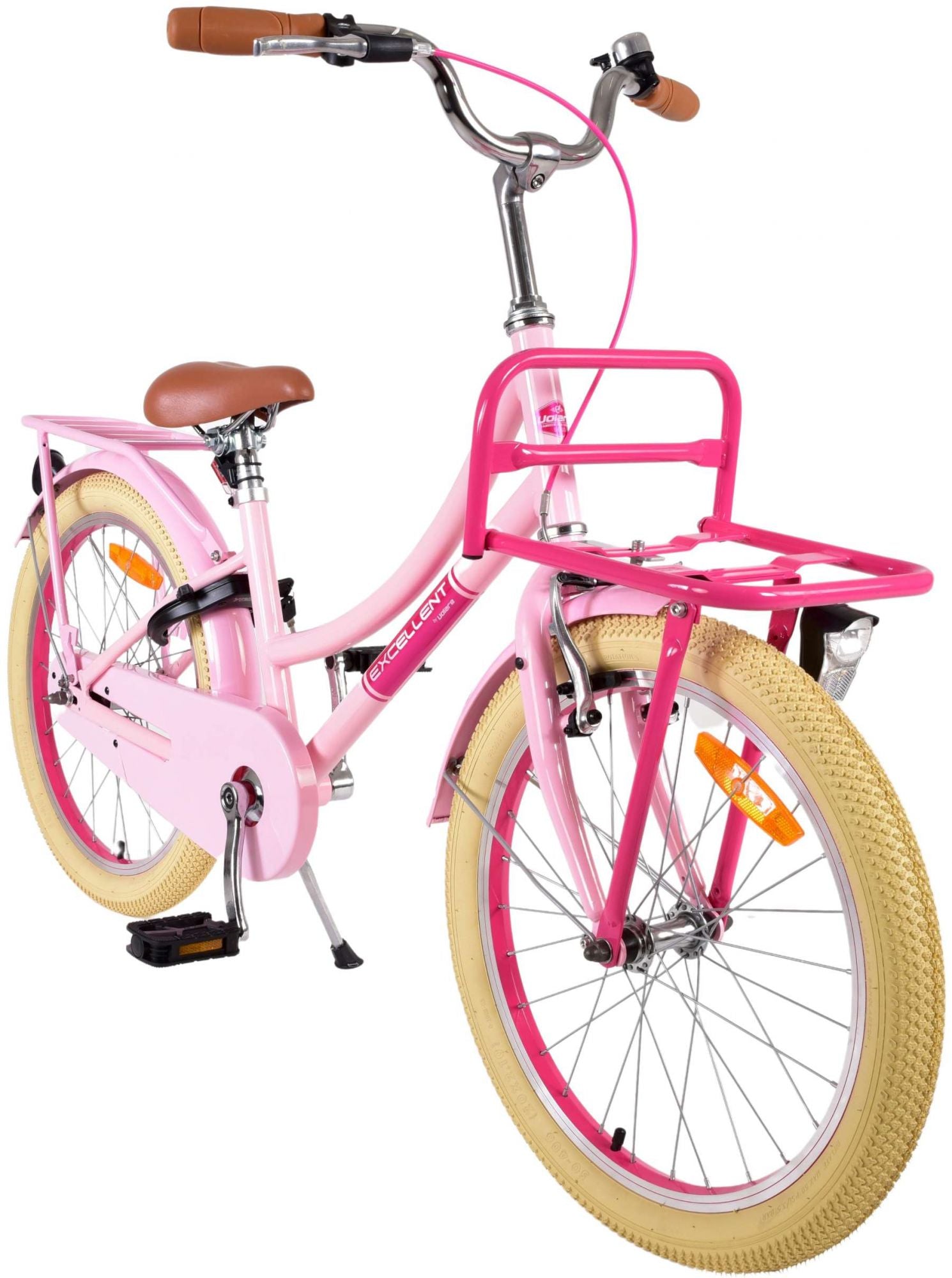 Volare Excellent Kinderfahrrad - Mädchen - 20 Zoll - Rosa