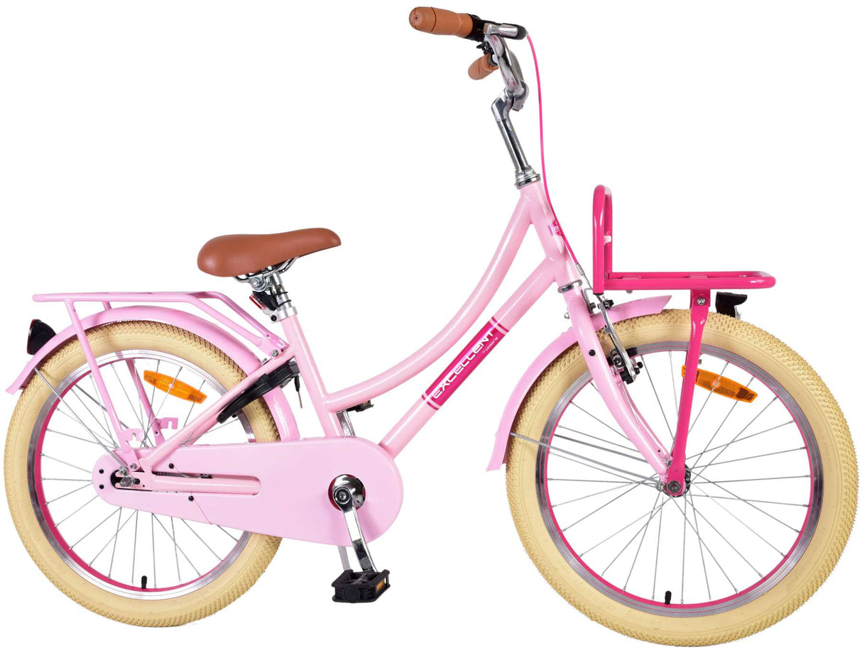 Volare Excellent Kinderfahrrad - Mädchen - 20 Zoll - Rosa