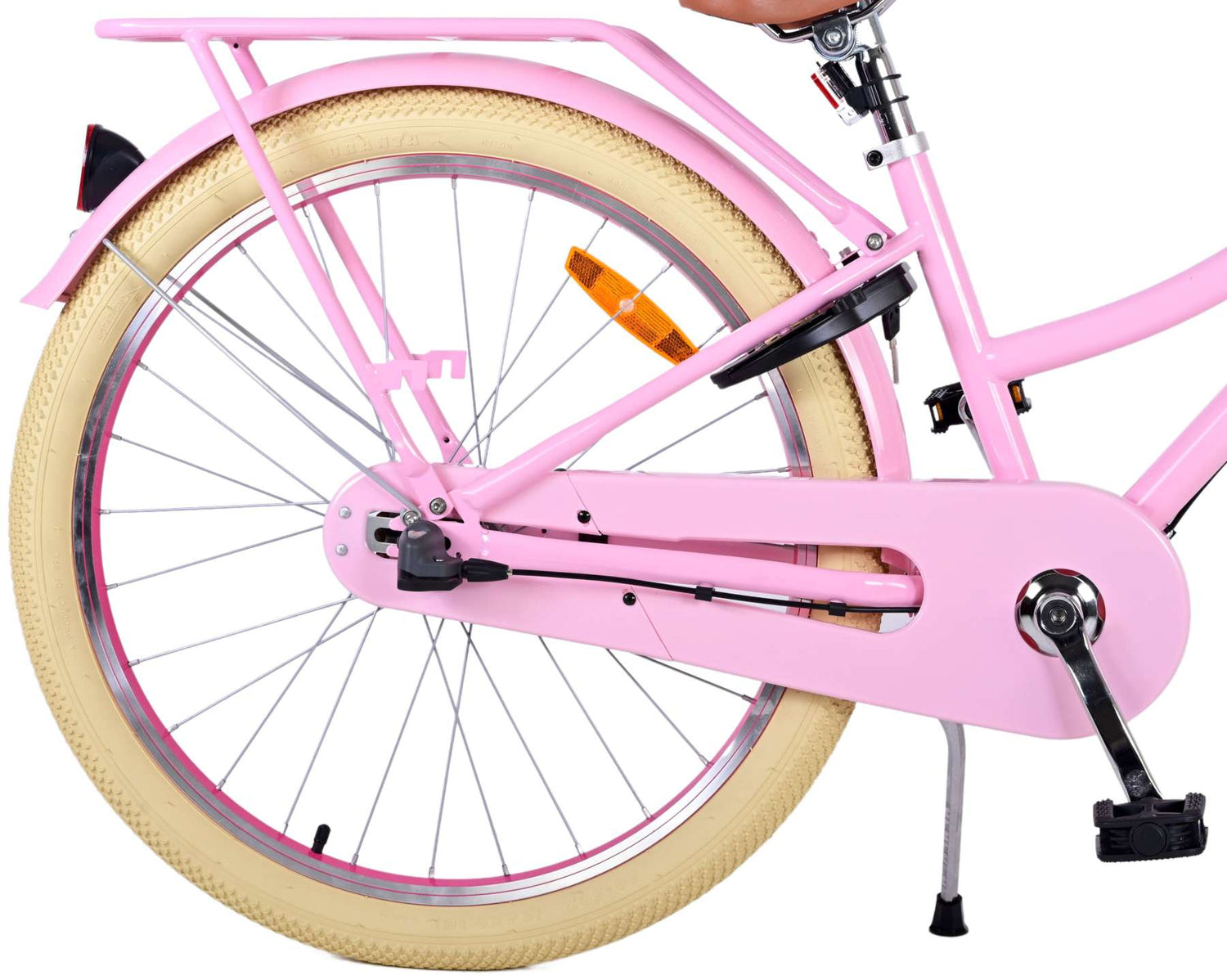 Volare Excellent Kinderfahrrad - Mädchen - 24 Zoll - Rosa - 3 Gänge