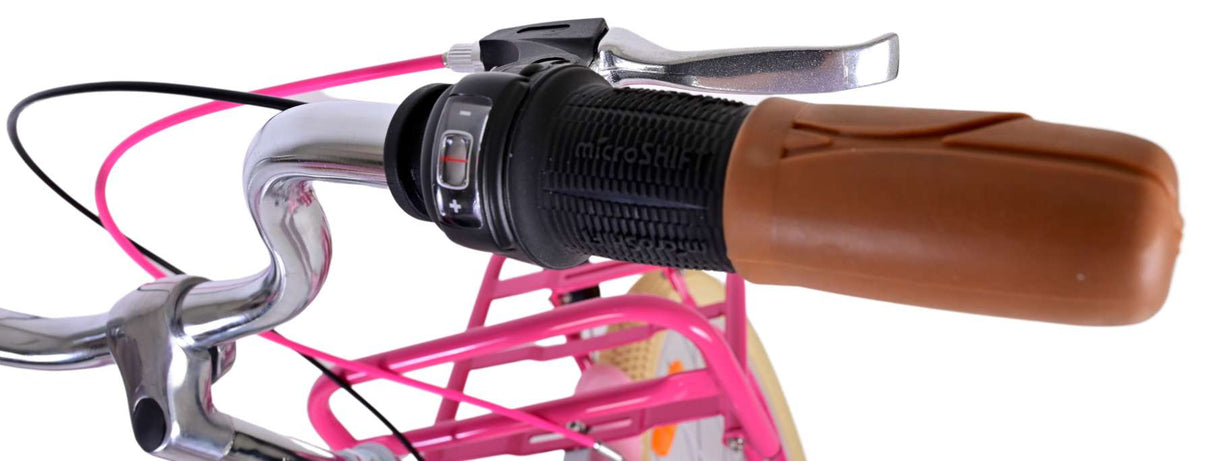 Volare Excellent Kinderfahrrad - Mädchen - 24 Zoll - Rosa - 3 Gänge