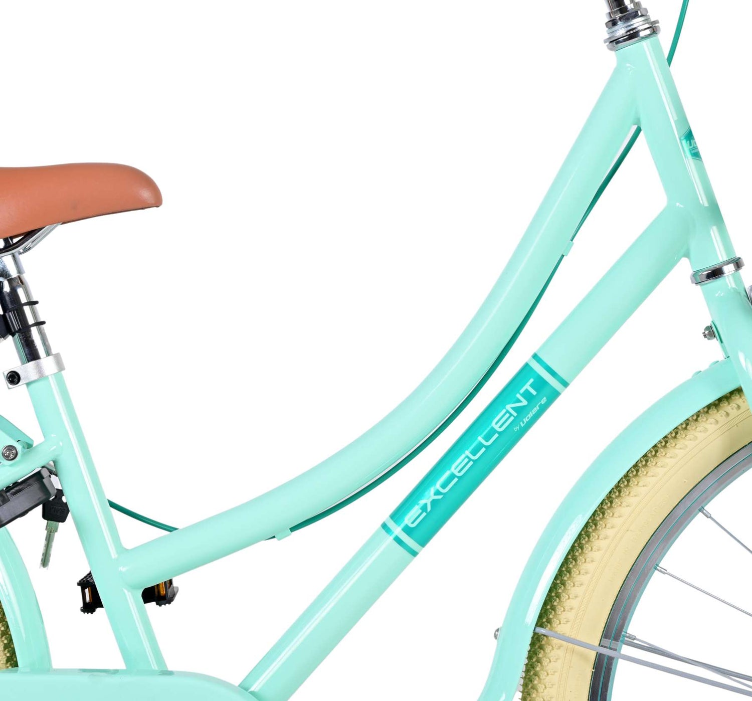Volare Excellent Kinderfahrrad - Mädchen - 24 Zoll - Grün - Zwei Handbremsen