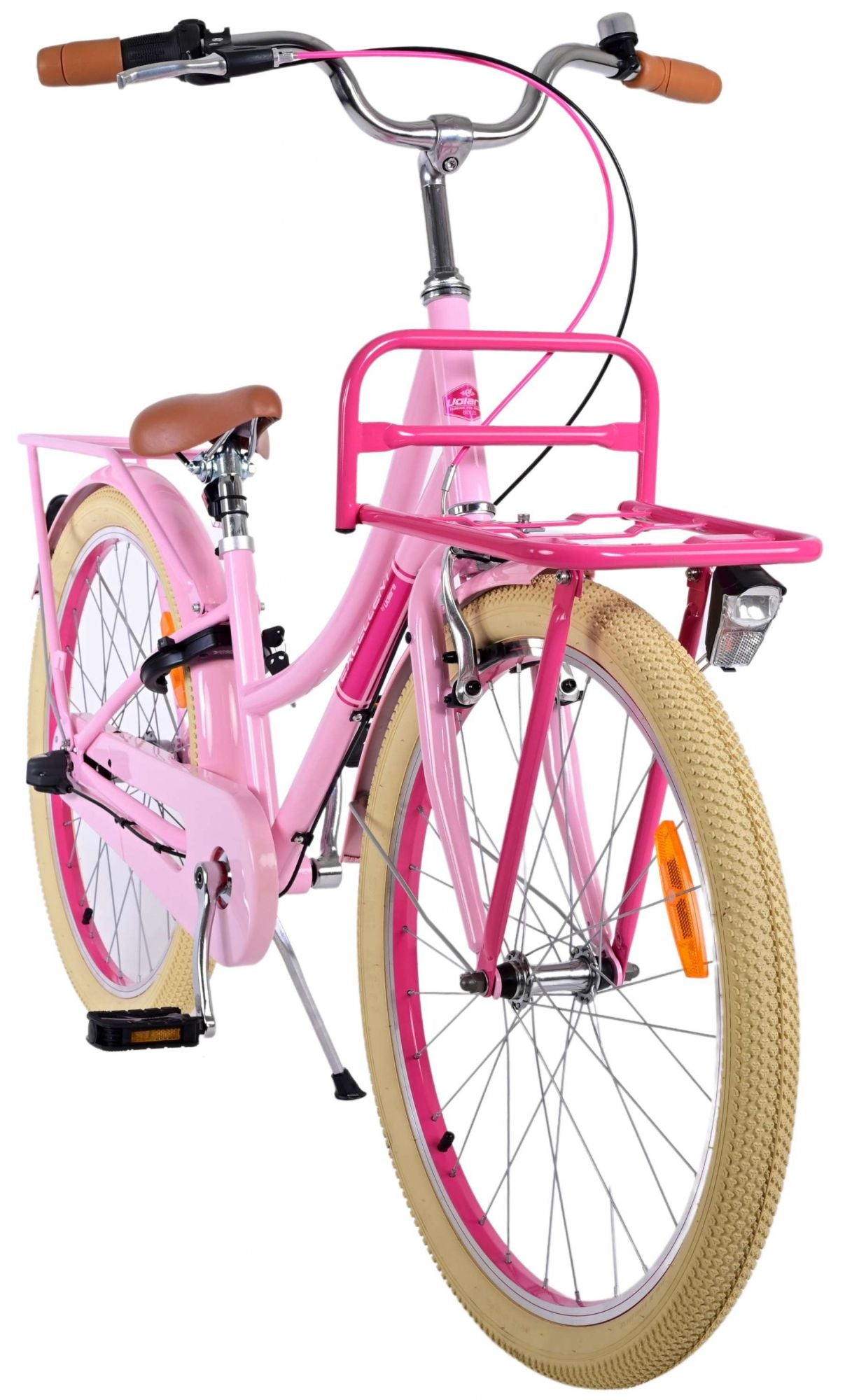 Volare Excellent Kinderfahrrad - Mädchen - 24 Zoll - Rosa - 3 Gänge