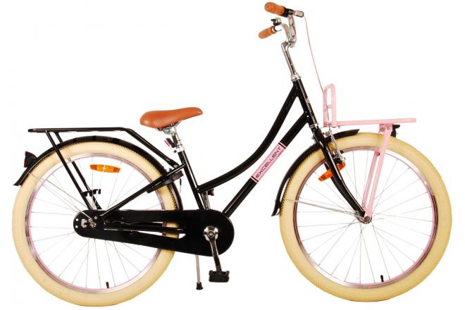 Volare Excellent Kinderfahrrad - Mädchen - 24 Zoll - Schwarz