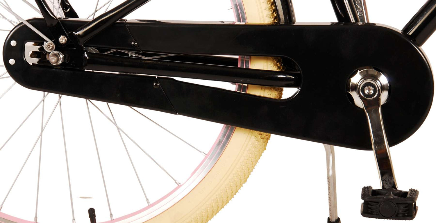 Volare Excellent Kinderfahrrad - Mädchen - 24 Zoll - Schwarz