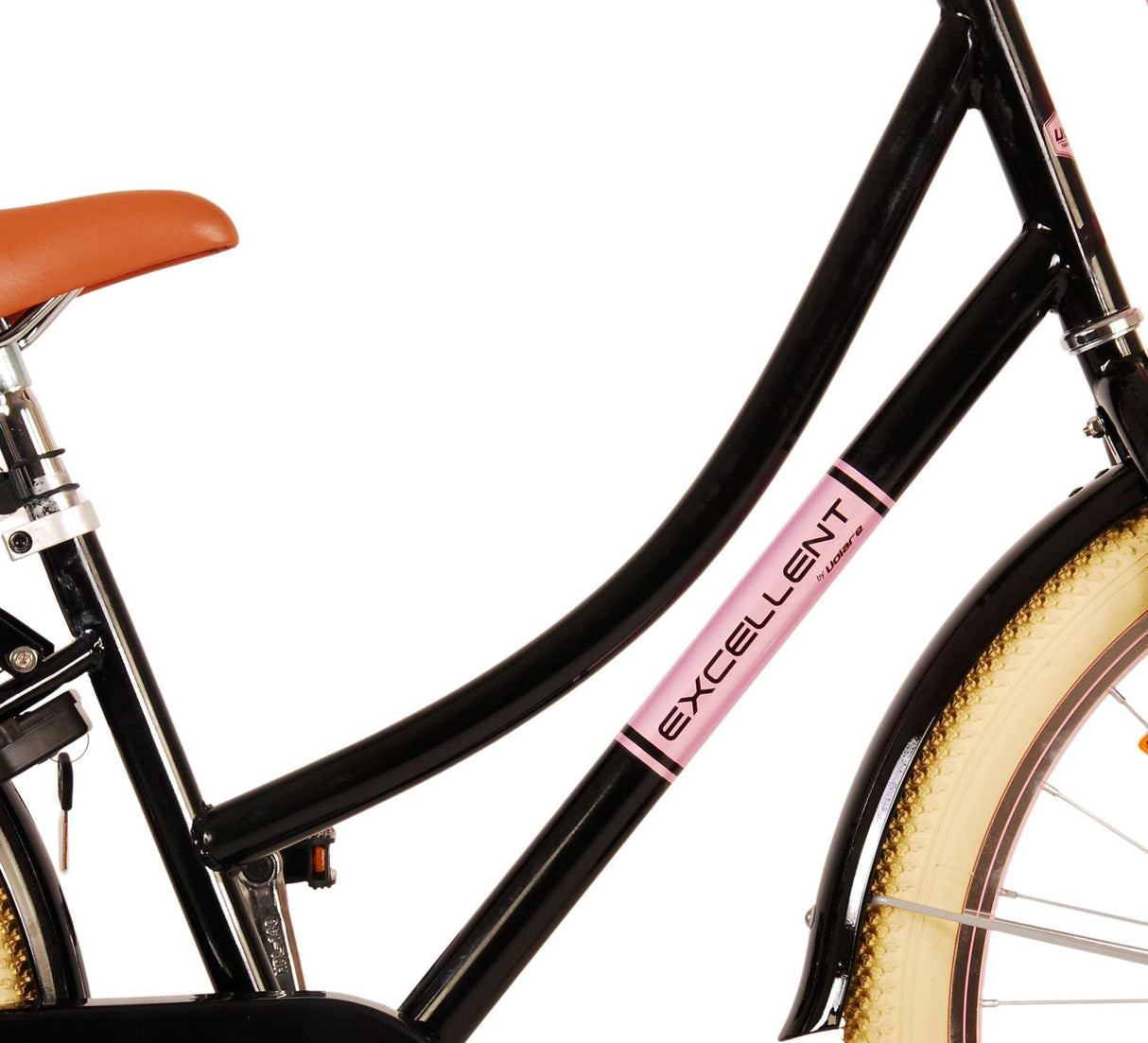 Volare Excellent Kinderfahrrad - Mädchen - 24 Zoll - Schwarz