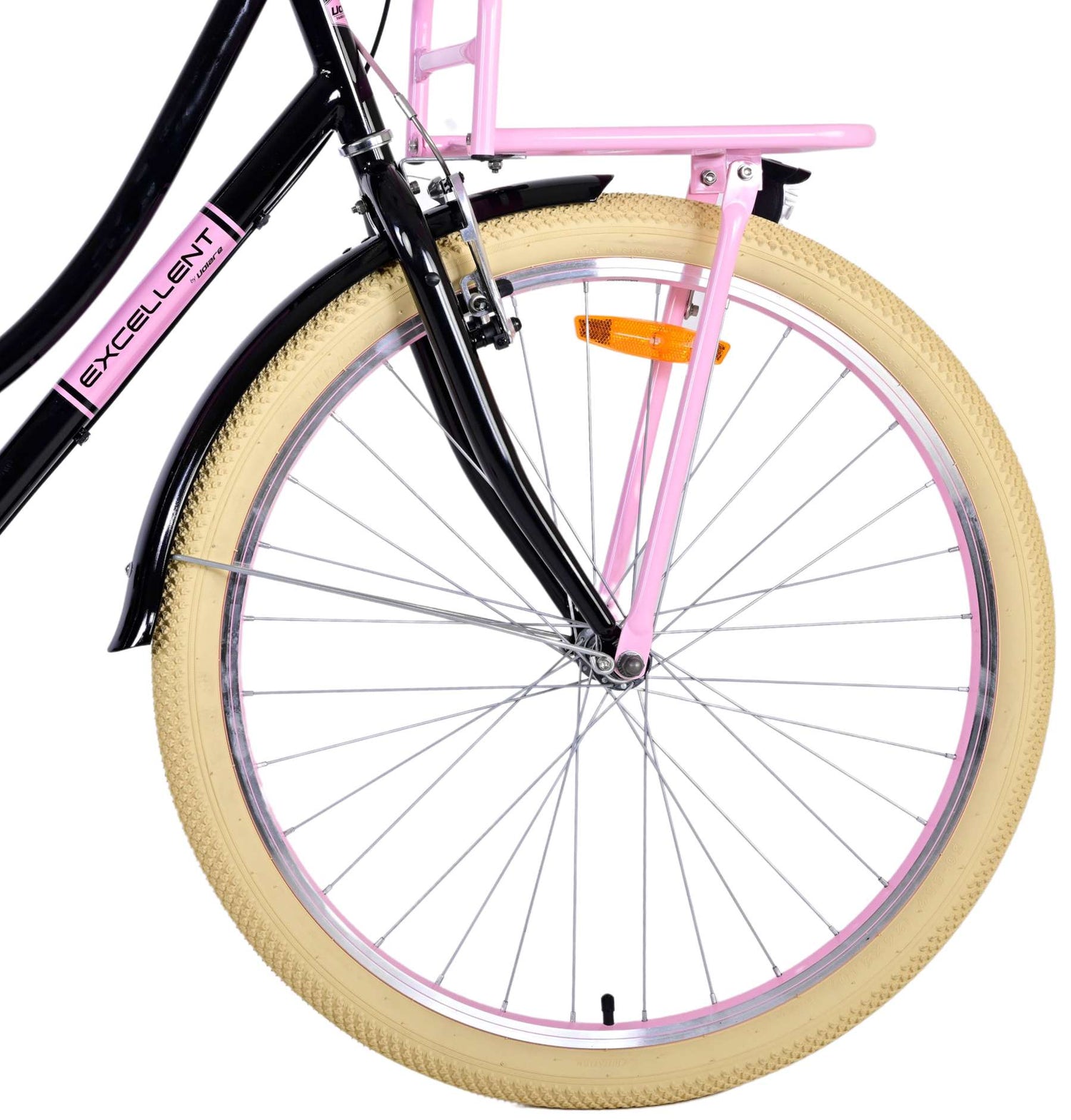 Volare Excellent Kinderfahrrad - Mädchen - 26 Zoll - Schwarz - Shimano Nexus 3 Gänge