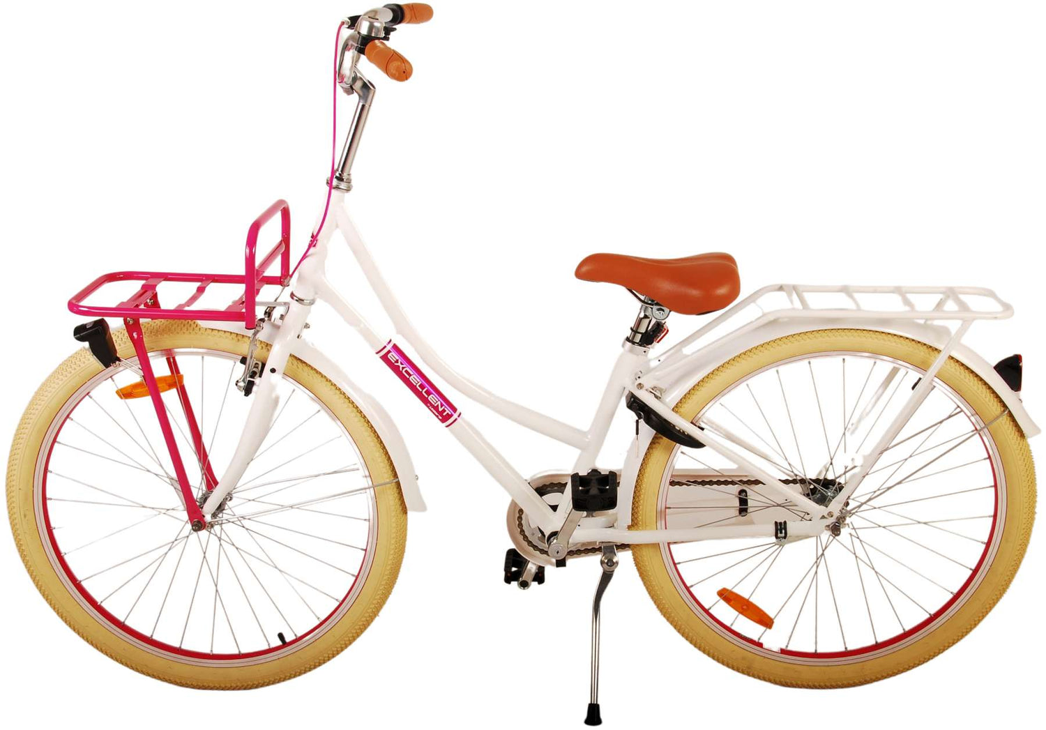 Volare Excellent Kinderfahrrad - Mädchen - 26 Zoll - Weiß