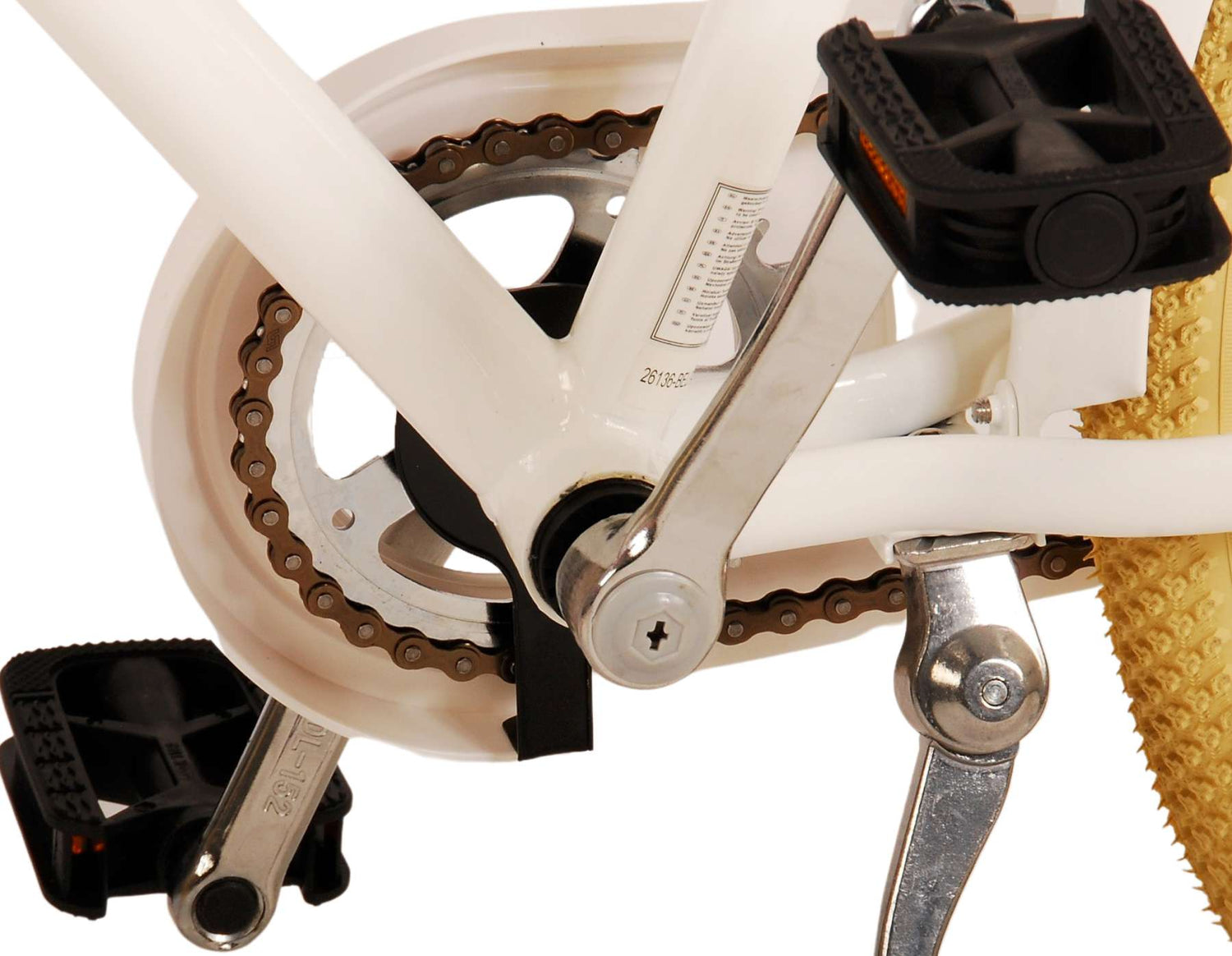 Volare Excellent Kinderfahrrad - Mädchen - 26 Zoll - Weiß