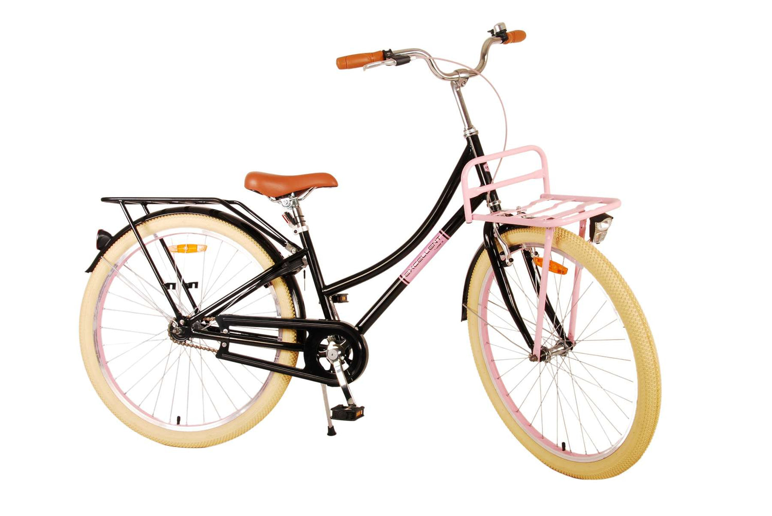 Volare Excellent Kinderfahrrad - Mädchen - 26 Zoll - Schwarz