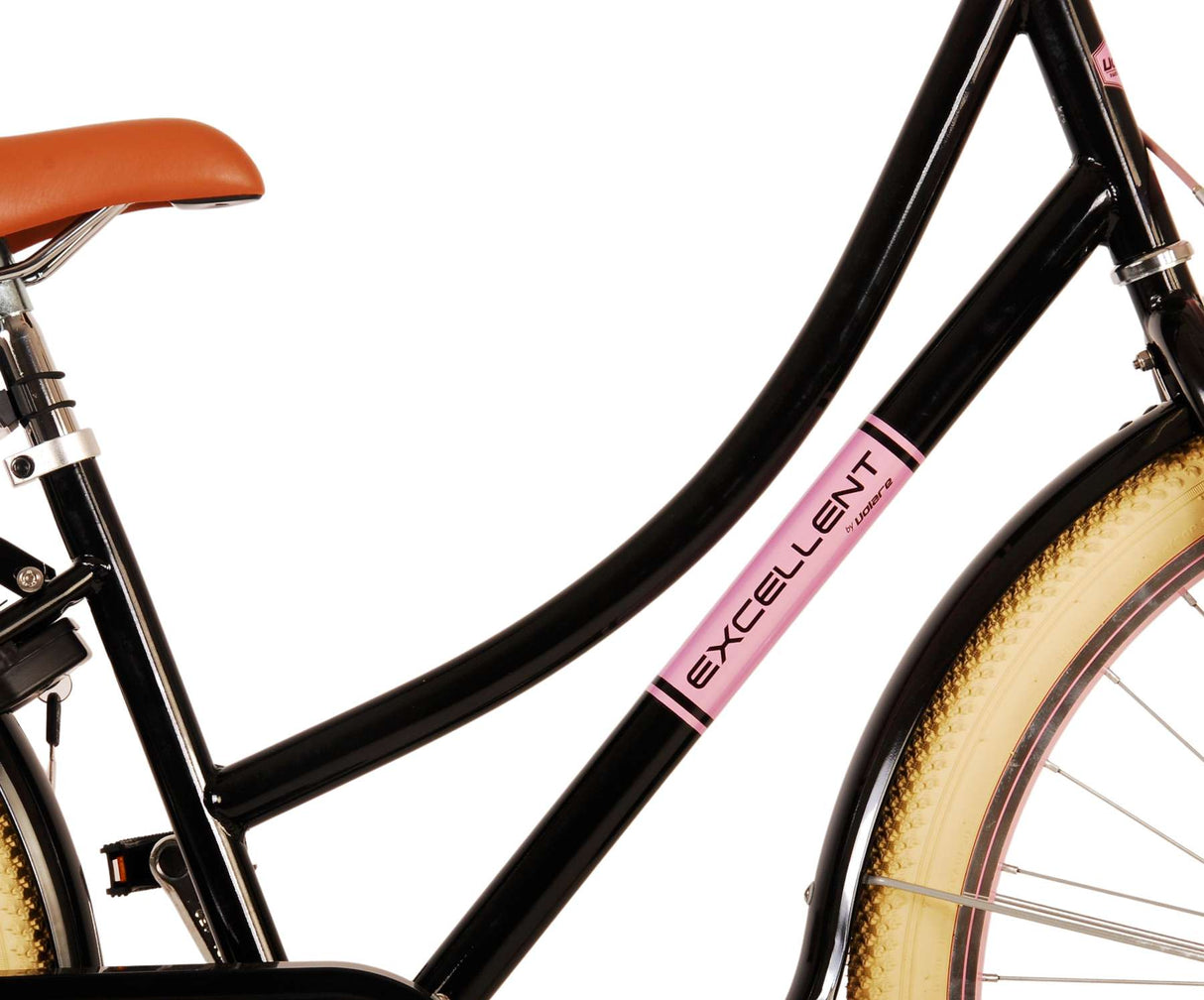 Volare Excellent Kinderfahrrad - Mädchen - 26 Zoll - Schwarz